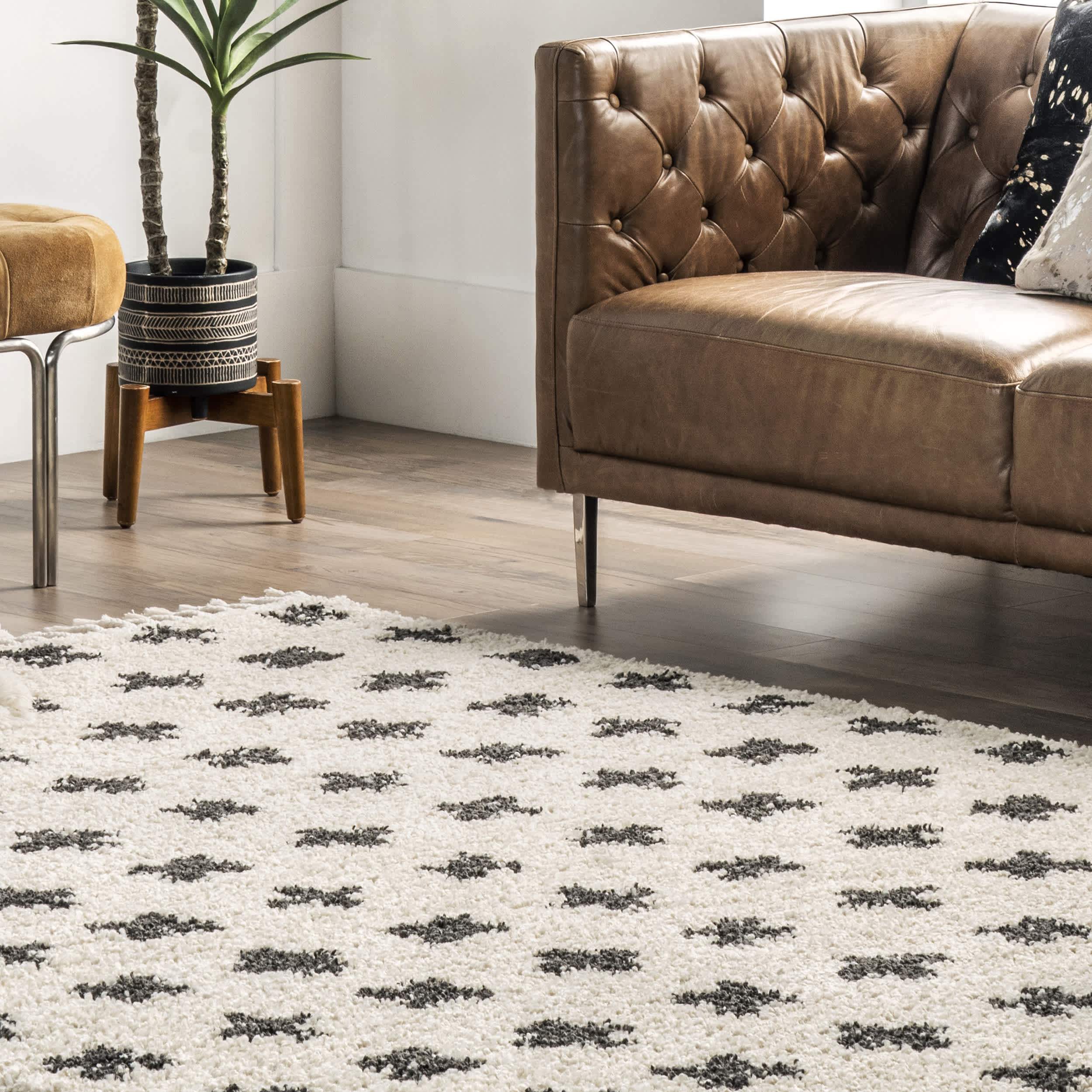 Fatima Cross Cozy Shag Tassel Area Rug - Image 9