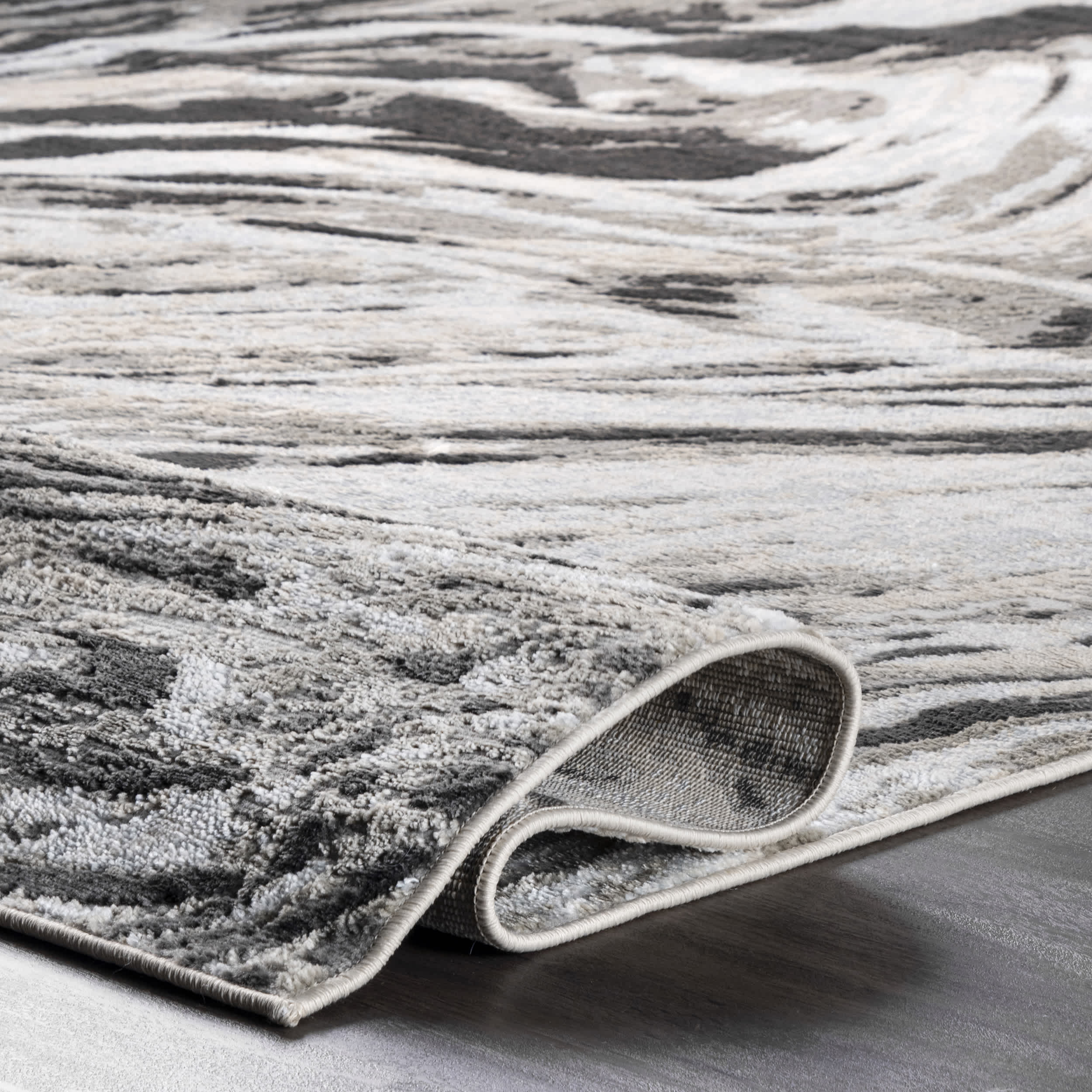 Drea Marble Abstract Area Rug - Image 4