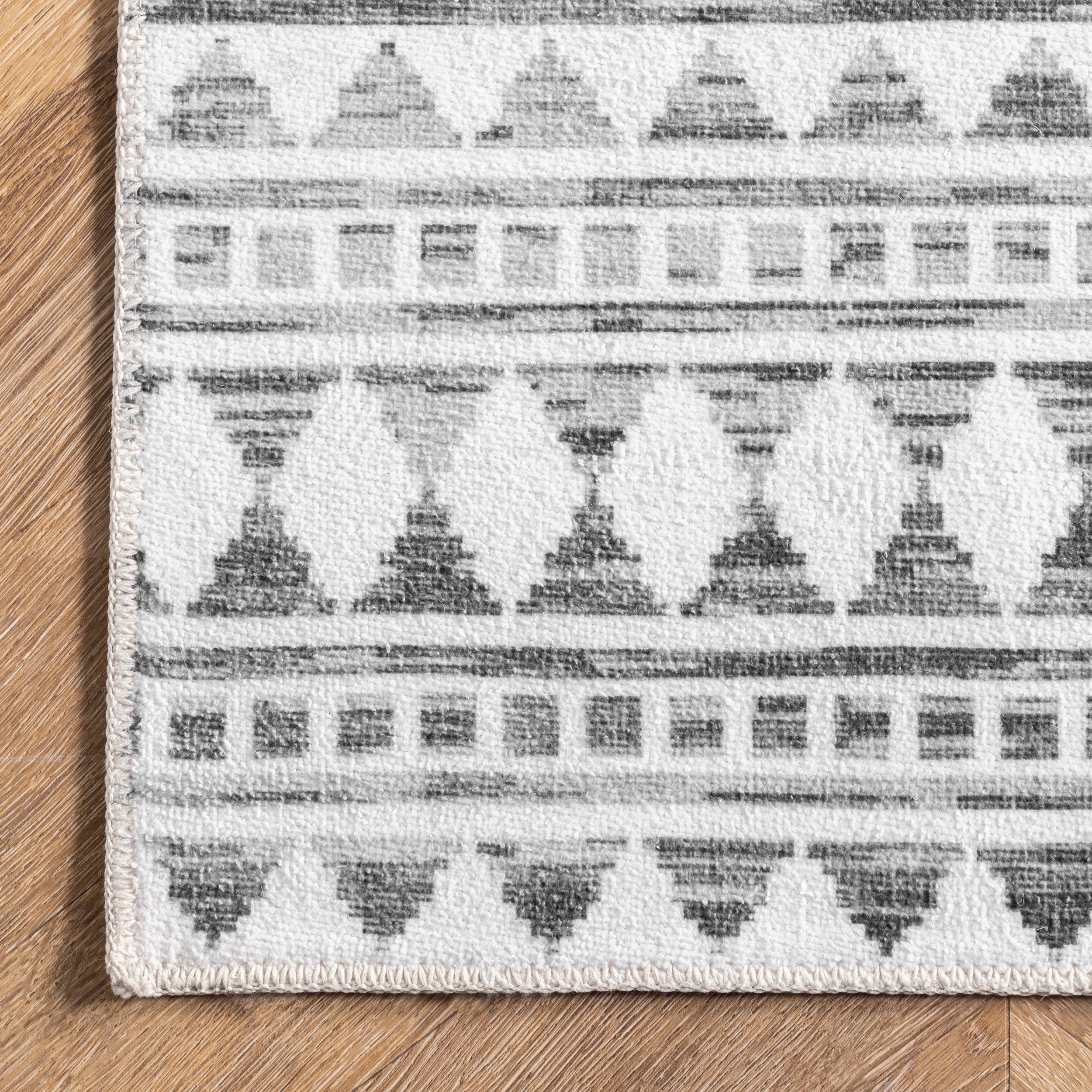 Kira Machine Washable Tribal Geometric Area Rug - Image 5