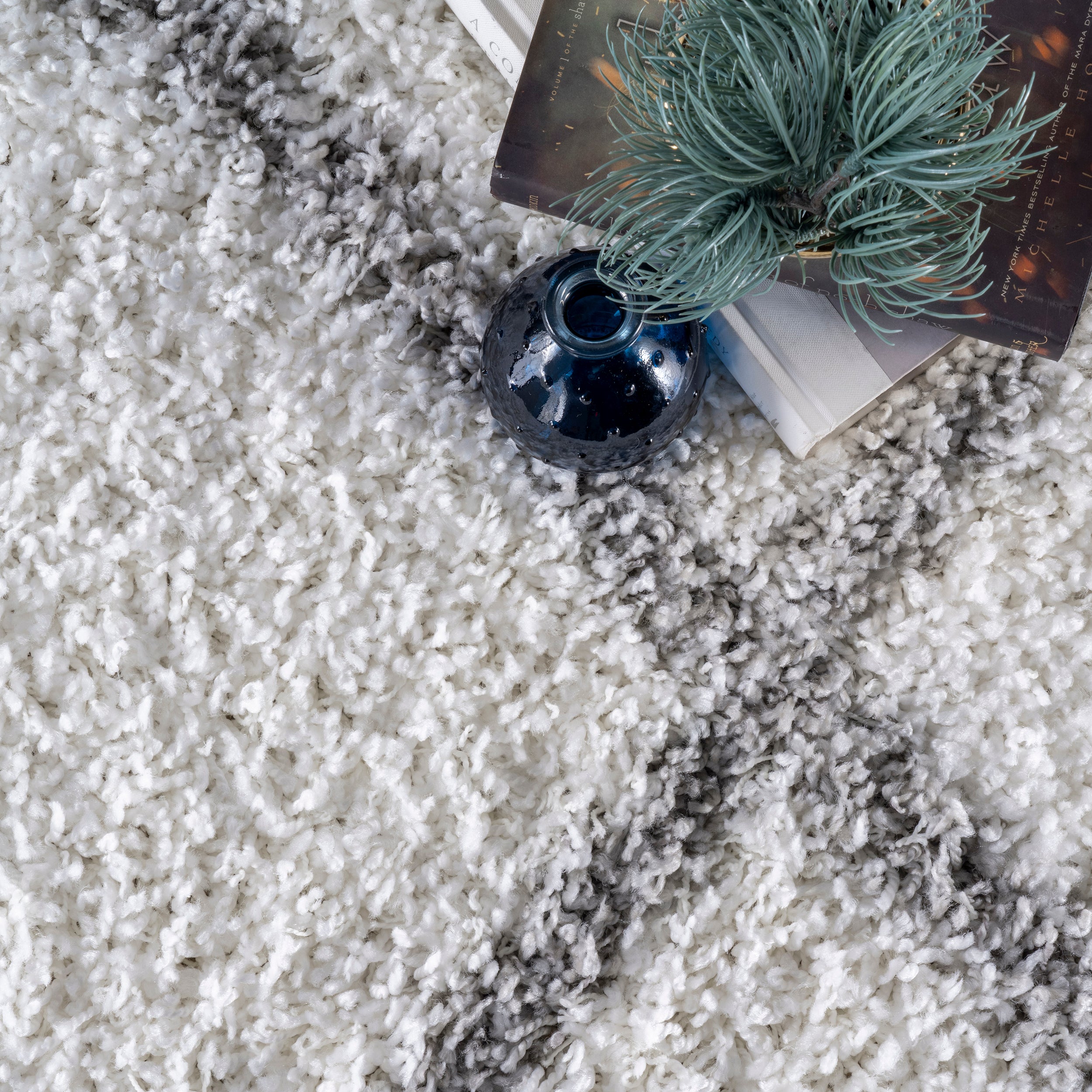 Tess Moroccan Shag Area Rug - Image 6