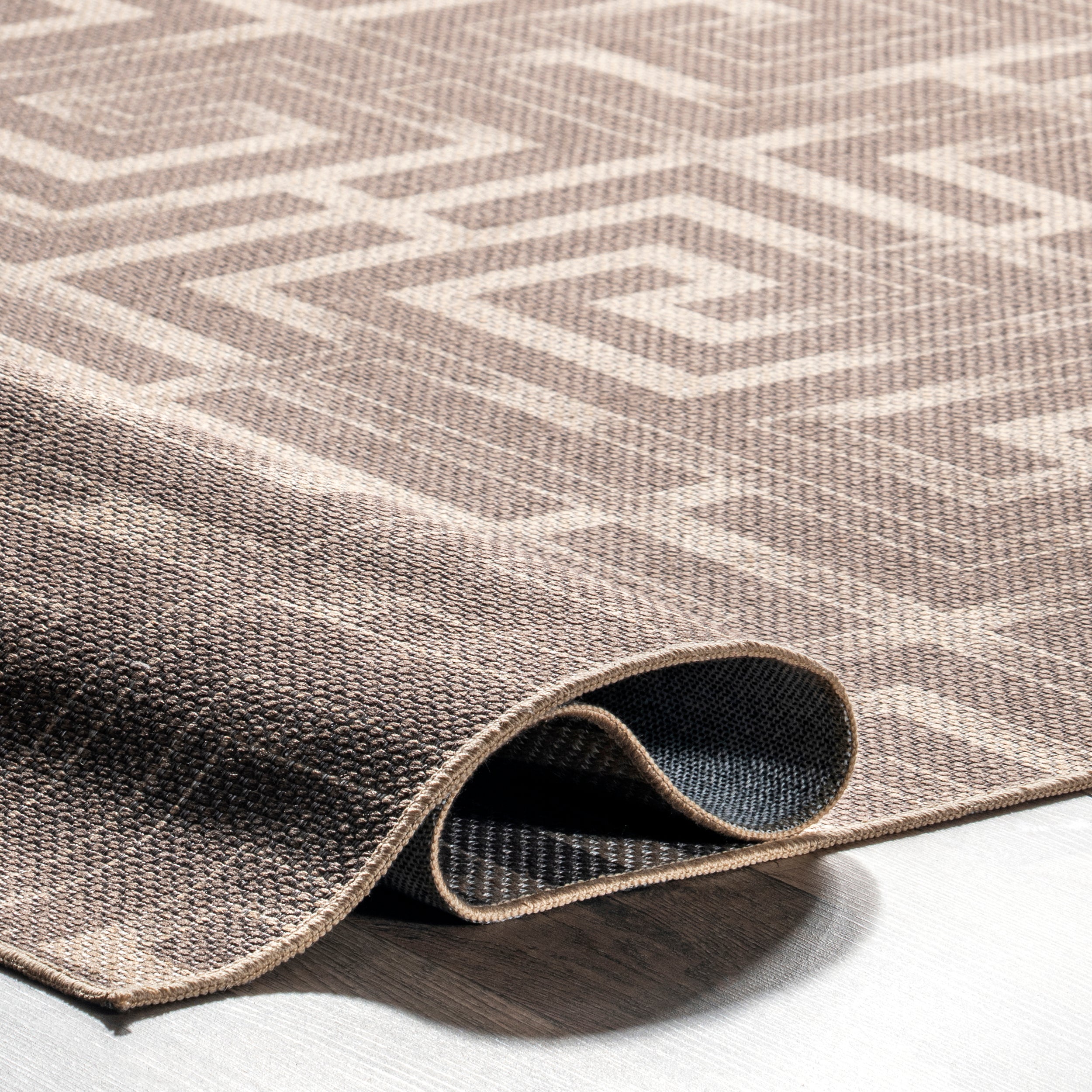 Sufia Geometric Easy-Jute Machine Washable Area Rug - Image 4