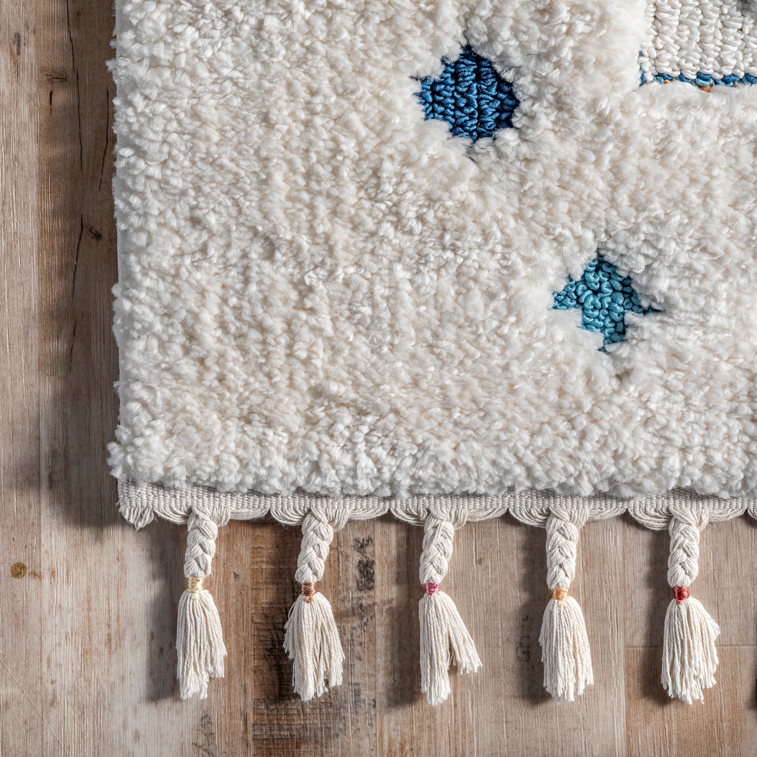 Jocelyn Tribal Shag Tasseled Area Rug - Image 16