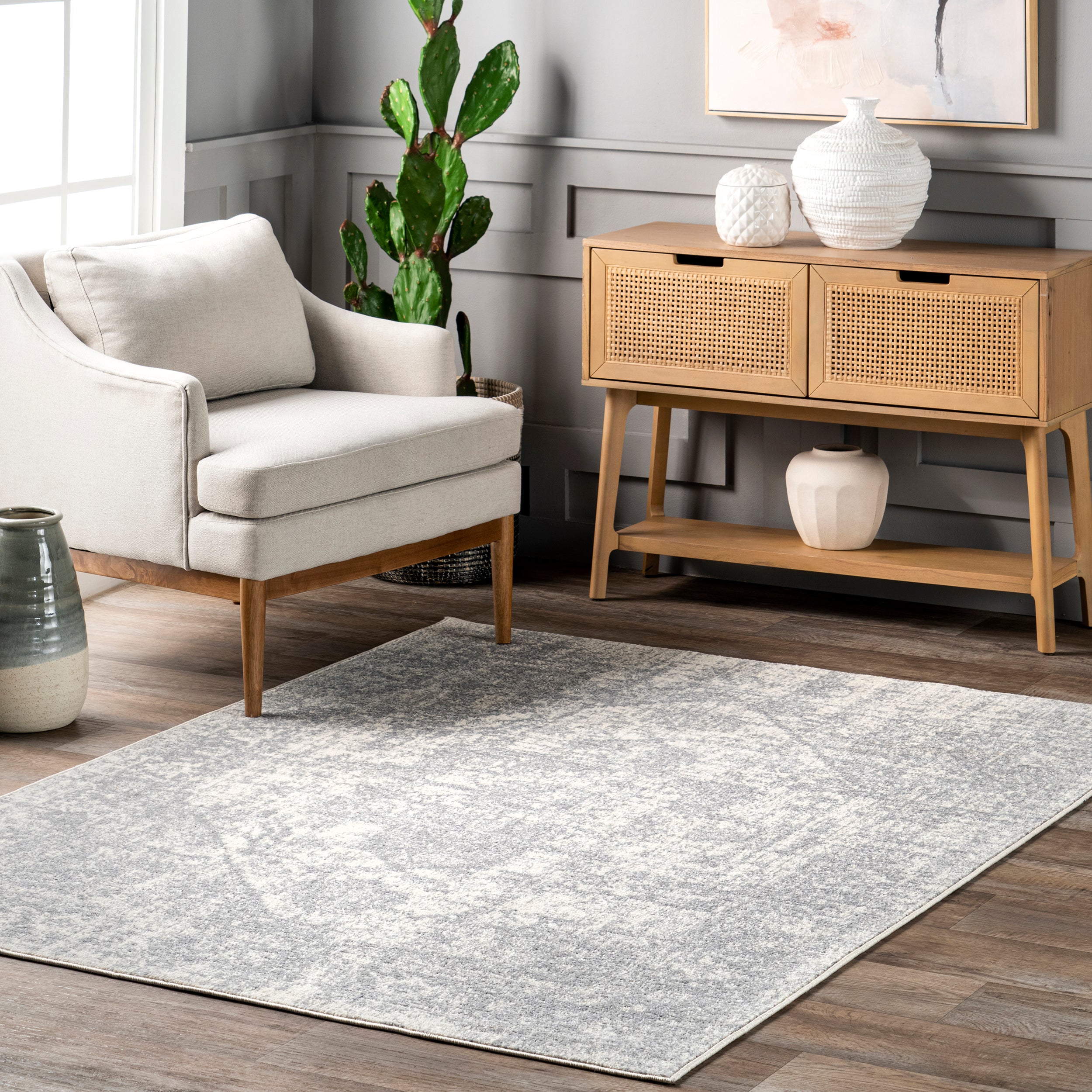 Justine Vintage Medallion Area Rug - Image 23