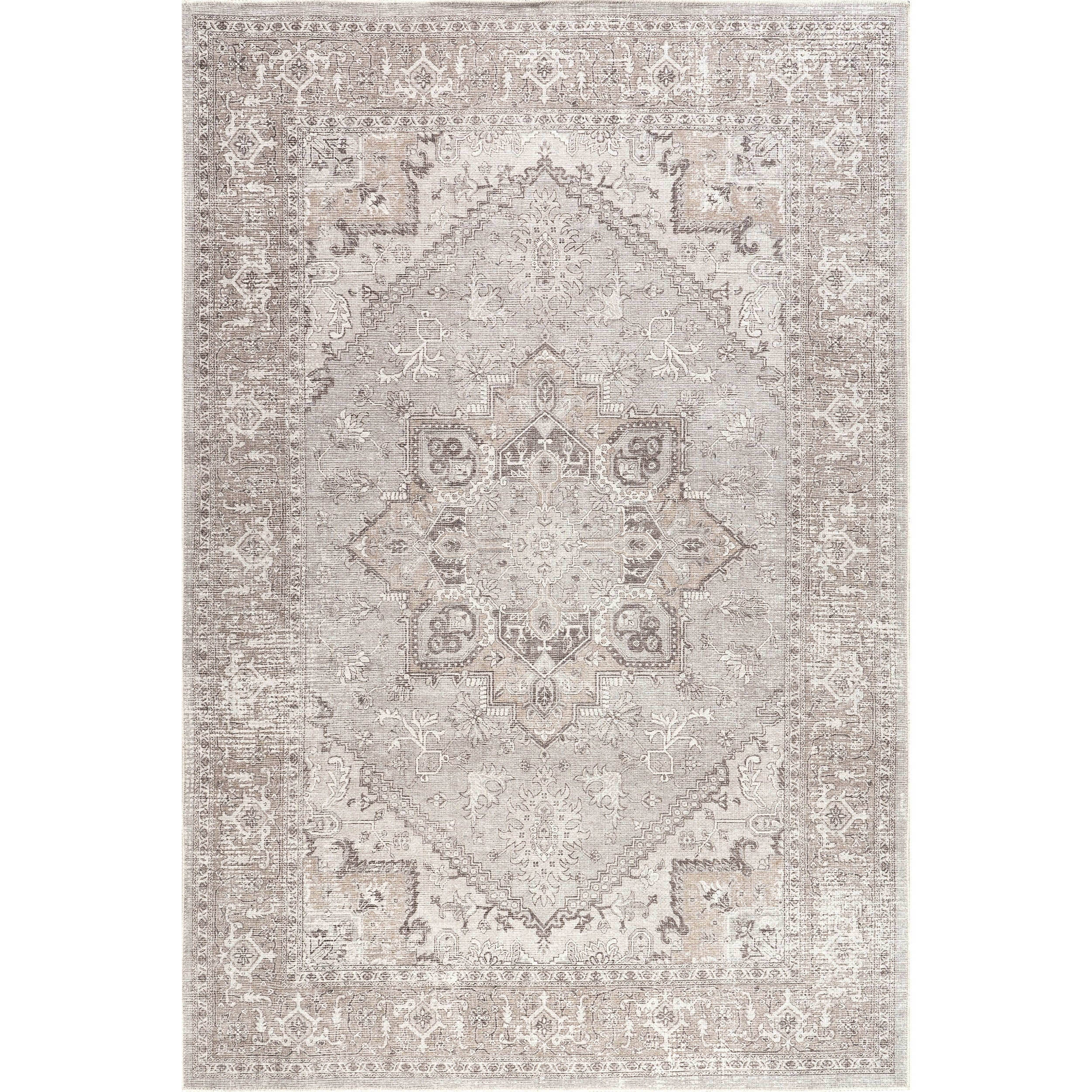 Green Haven Collection Juni Recycled Cotton Machine Washable Area Rug