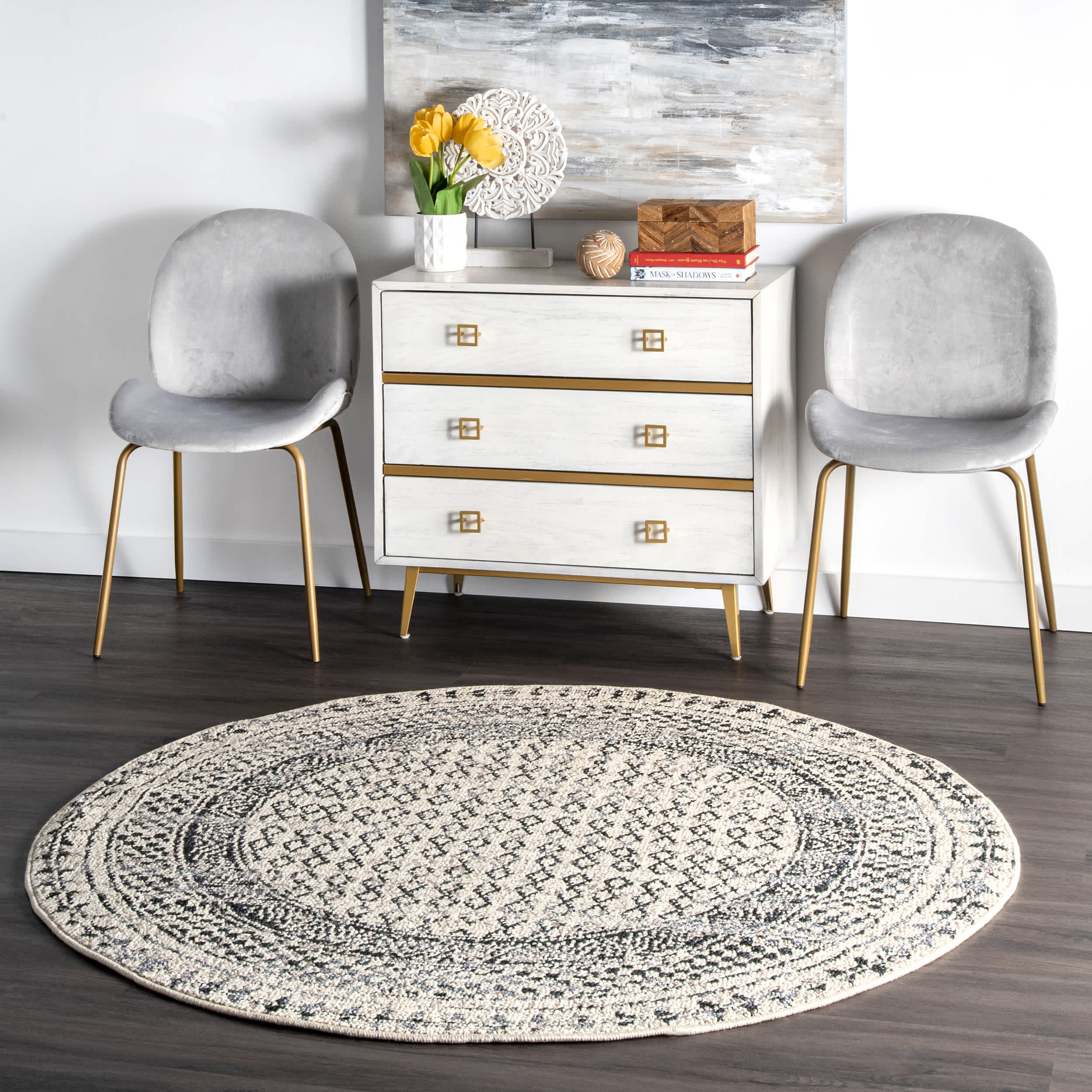 Claudia Diamond Tassel Area Rug - Image 11
