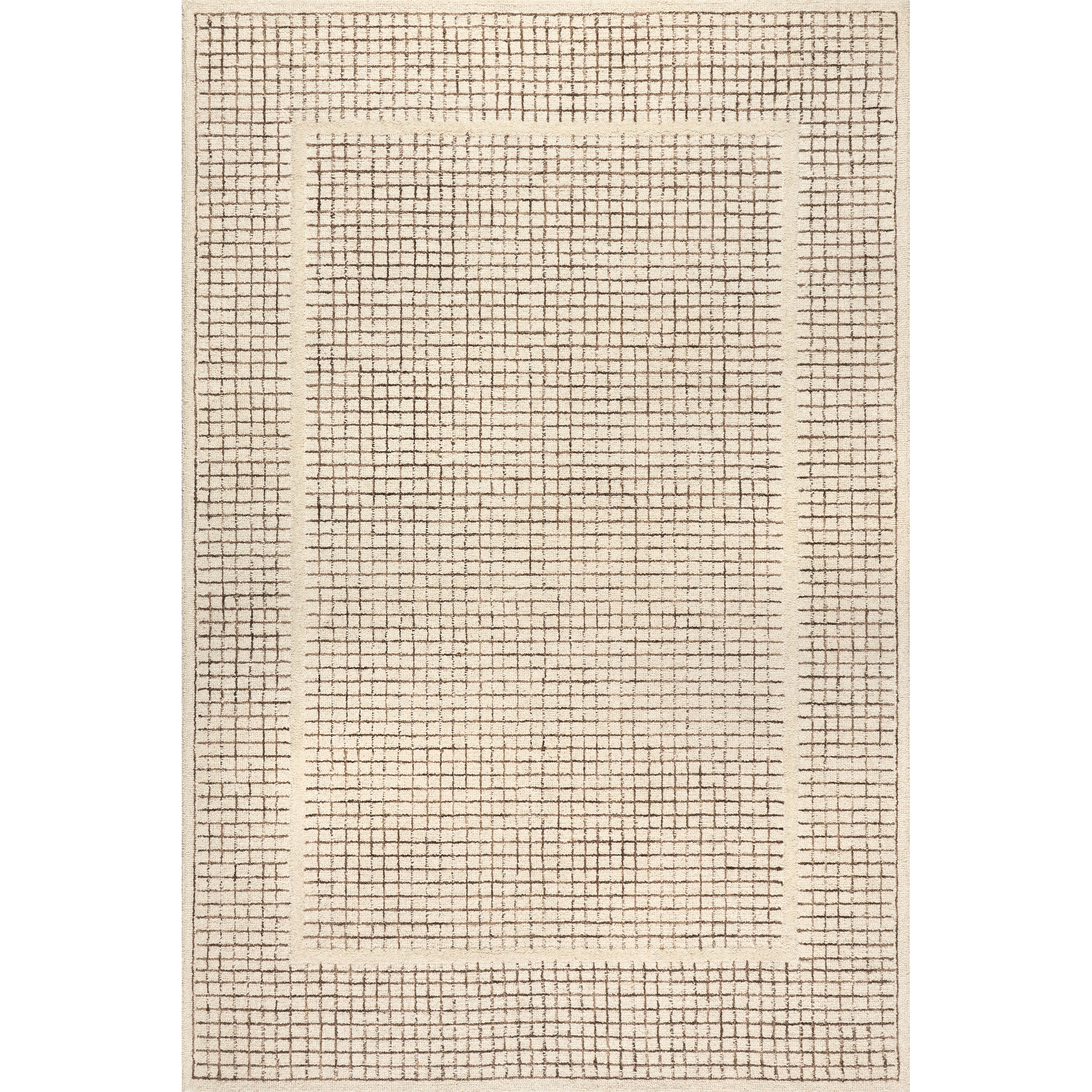Emaline Geometric Wool Area Rug - Image 10
