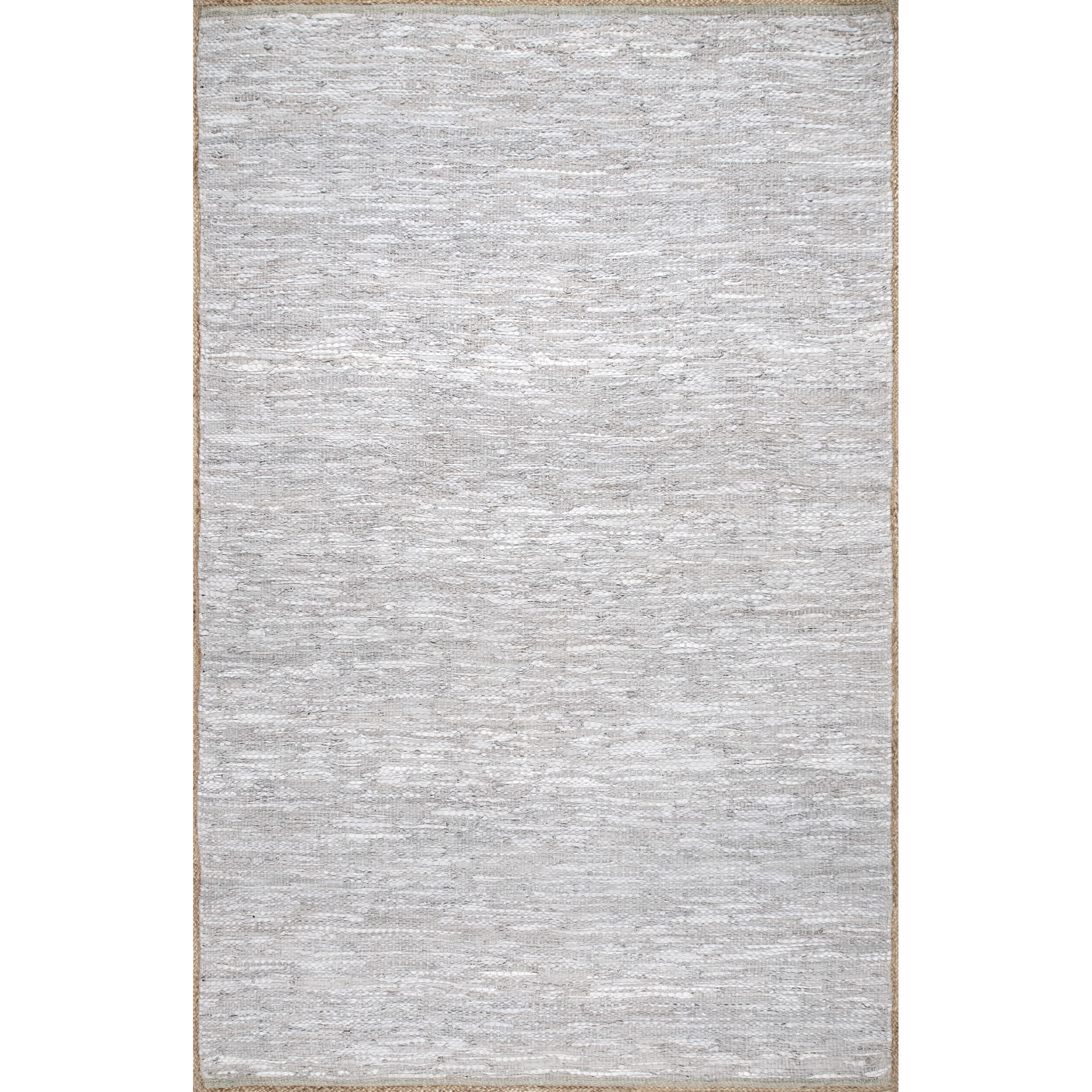 Sabby Hand Woven Leather Flatweave Area Rug - Image 3