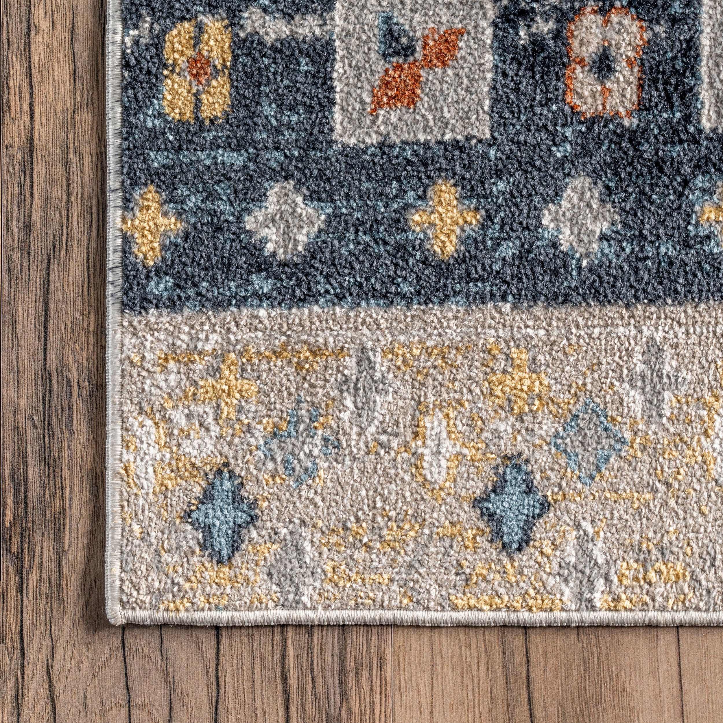Shannon Machine Washable Geometric Tribal Area Rug - Image 5