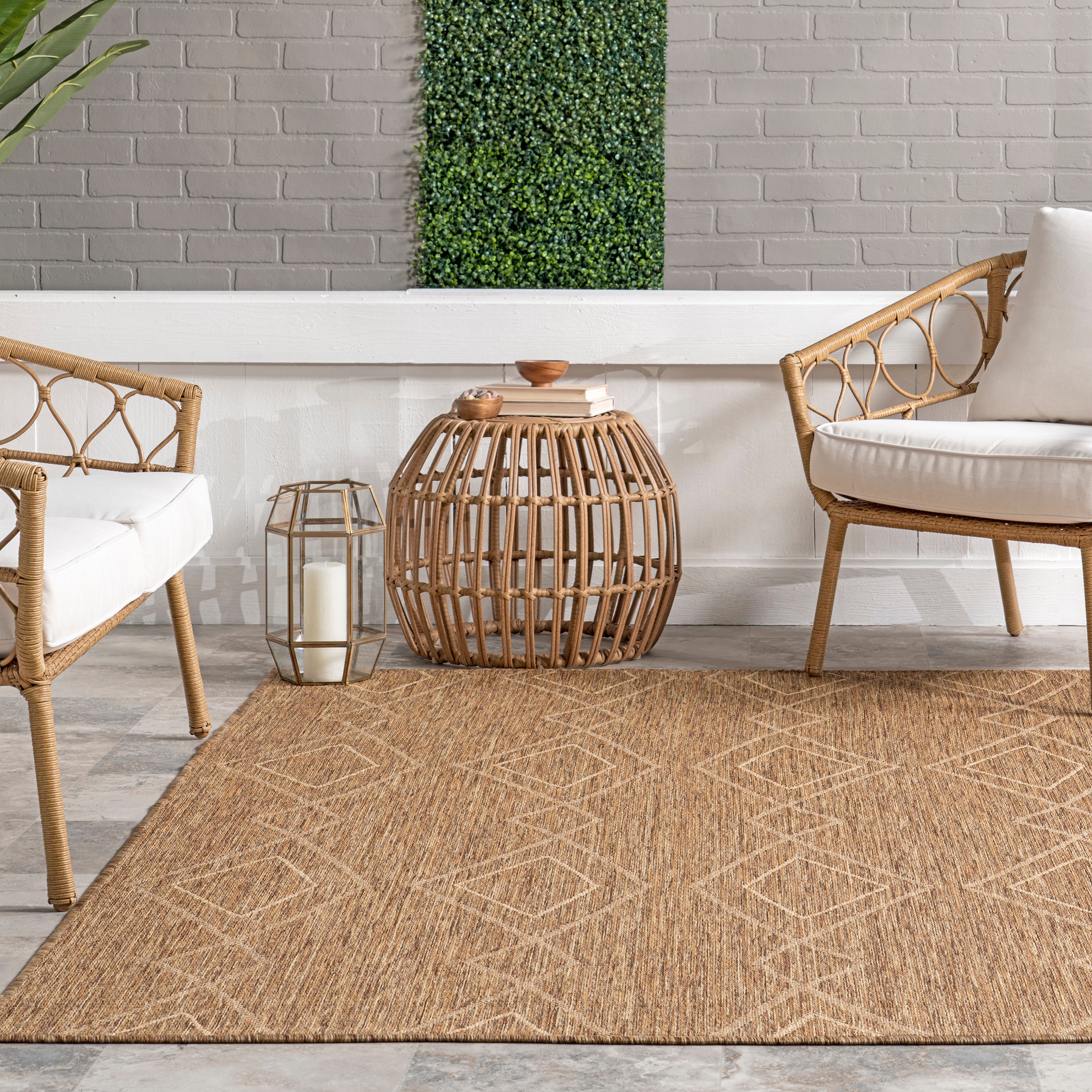 Mallie Moroccan Striped Indoor/Outdoor Area Rug - Image 17
