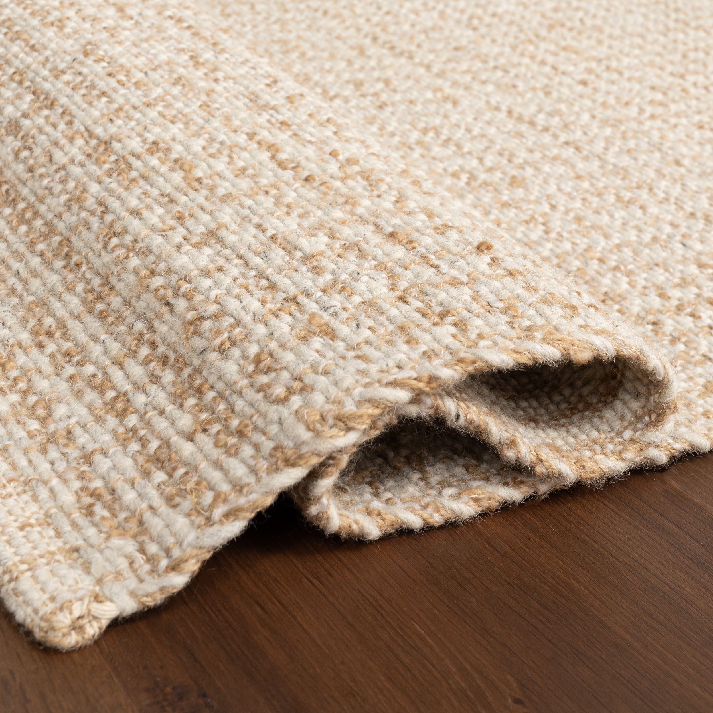 Galene Checkered Wool Area Rug - Image 4