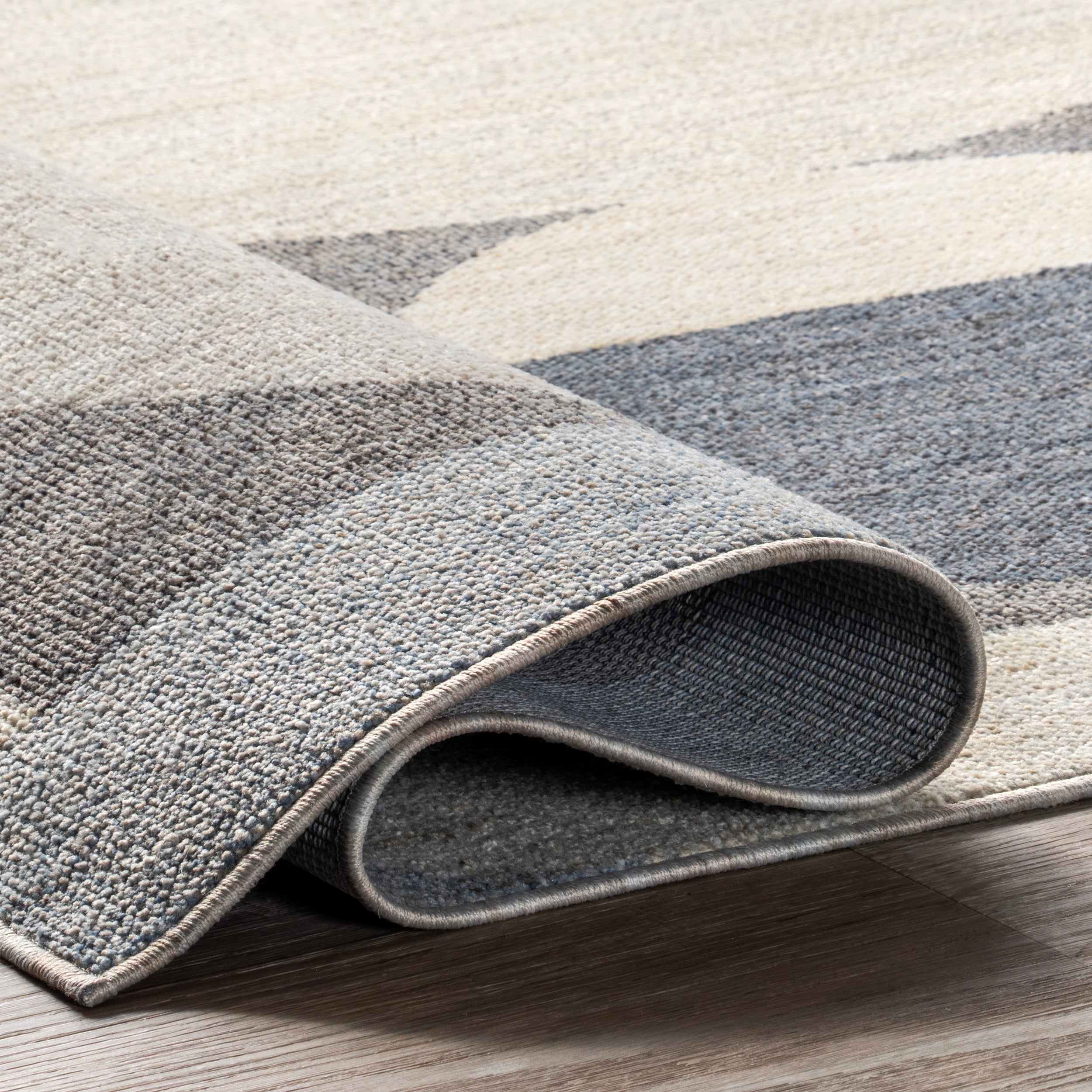 Rhona Modern Geometric Recycled Area Rug - Image 4