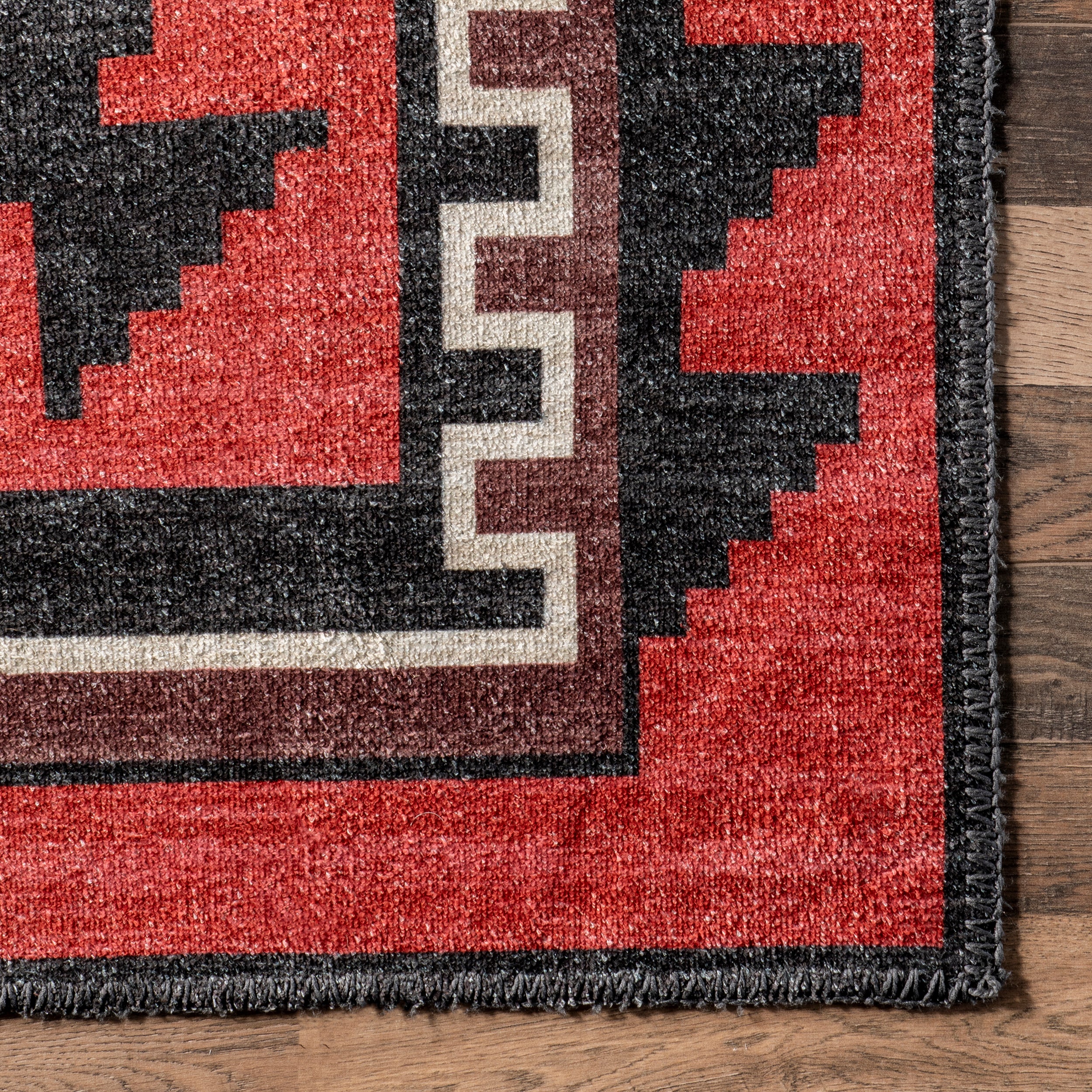 Adrena Bold Boho Machine Washable Area Rug - Image 5