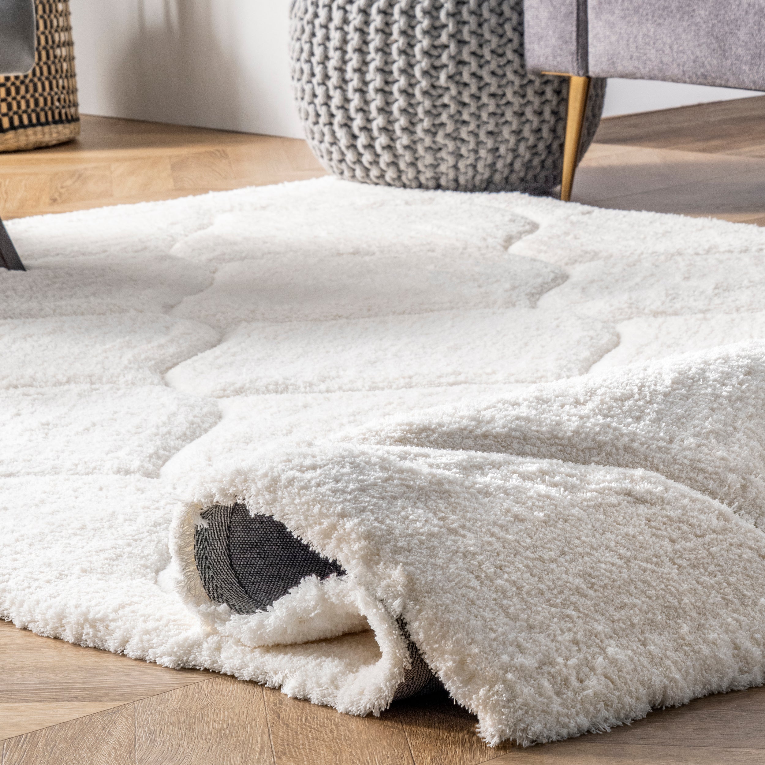 Elsie Contemporary Shag Area Rug - Image 4