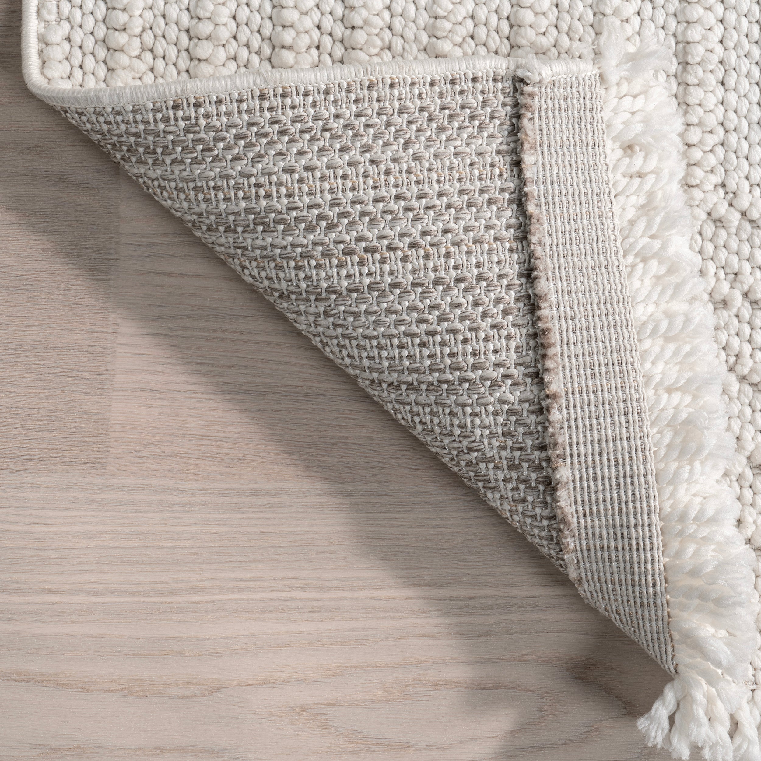 Makena Modern Geometric High-Low Area Rug - Image 7