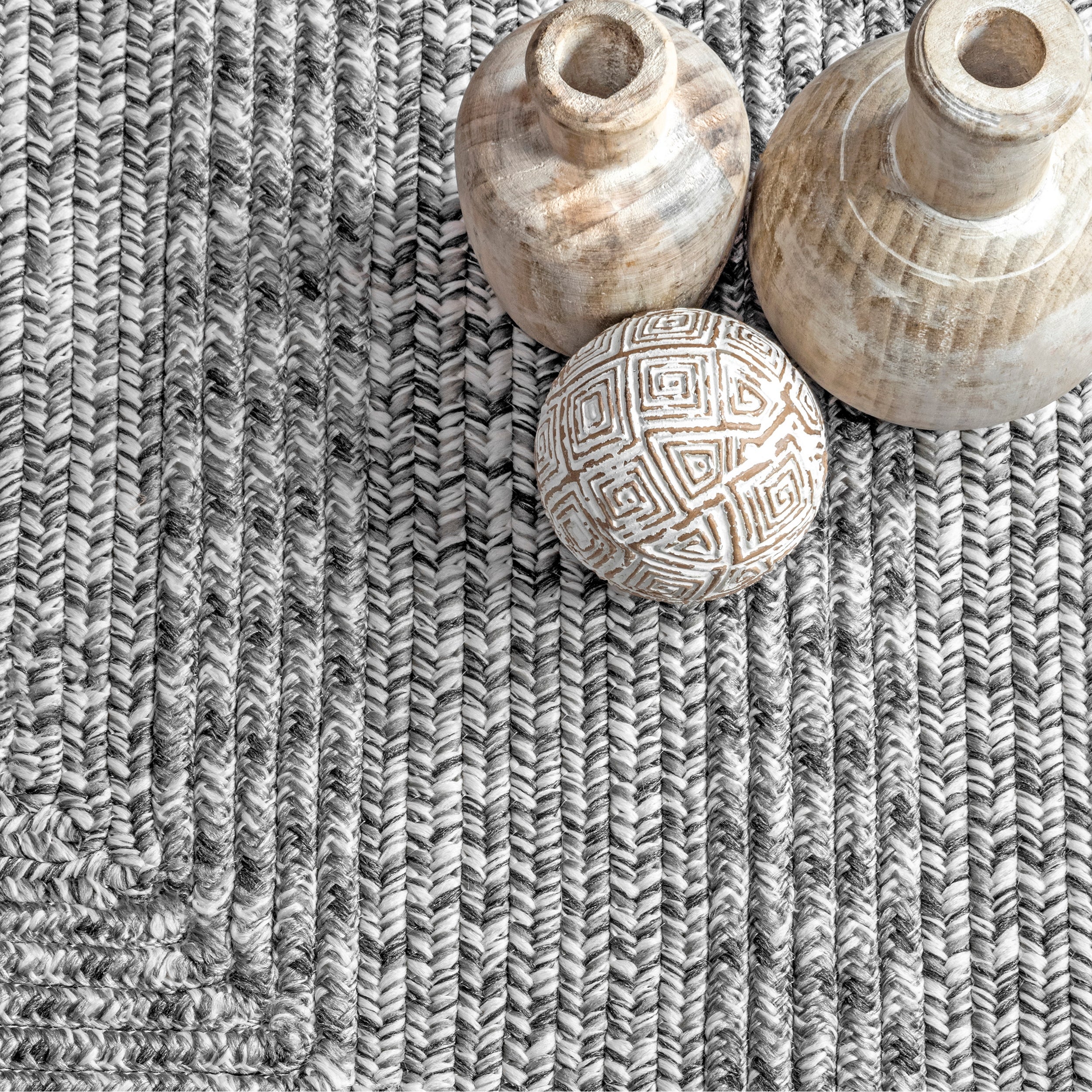 Rowan Braided Texture Indoor/Outdoor Area Rug - Image 18