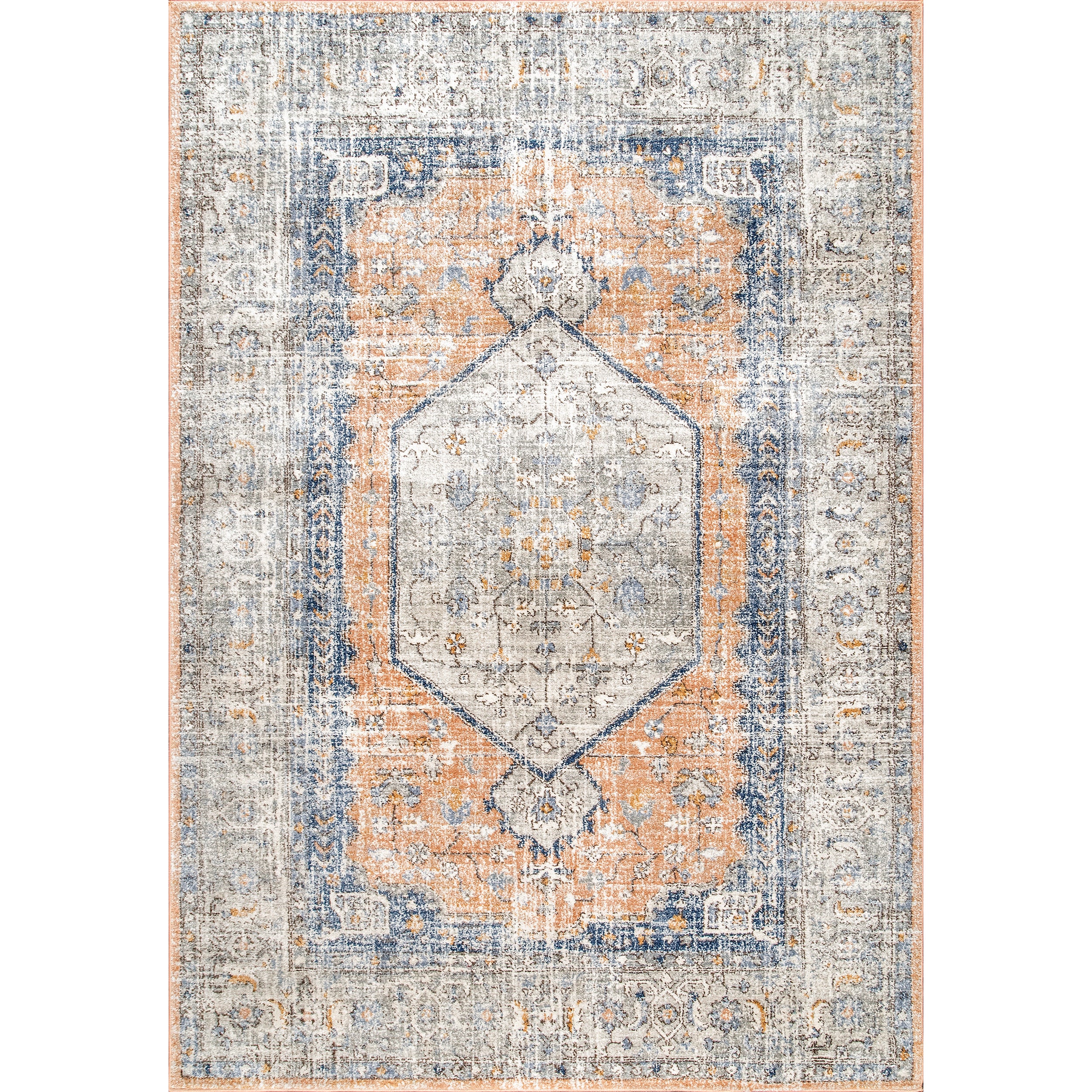 Jacquie Vintage Floral Area Rug