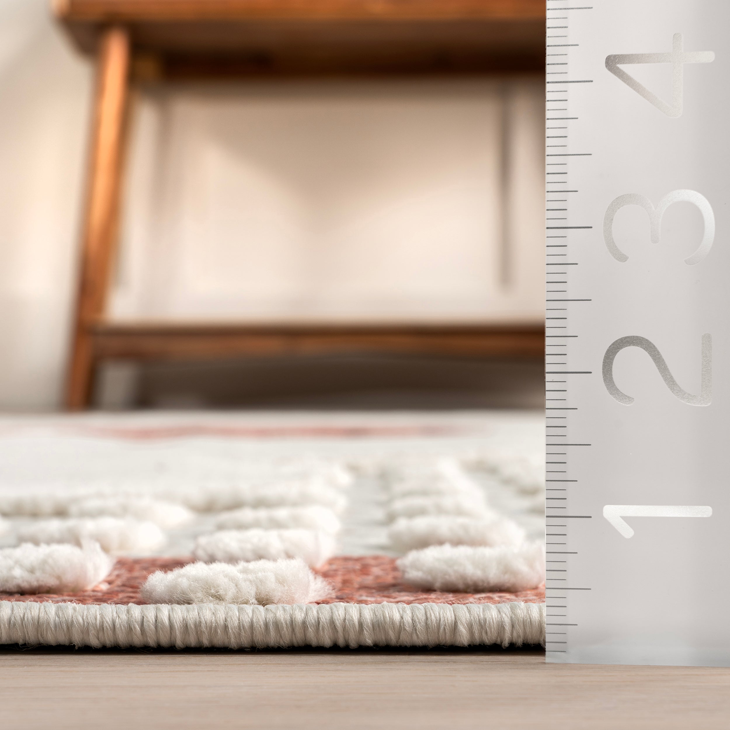 Cecelia Polar Bear Kids Fringe Area Rug - Image 3