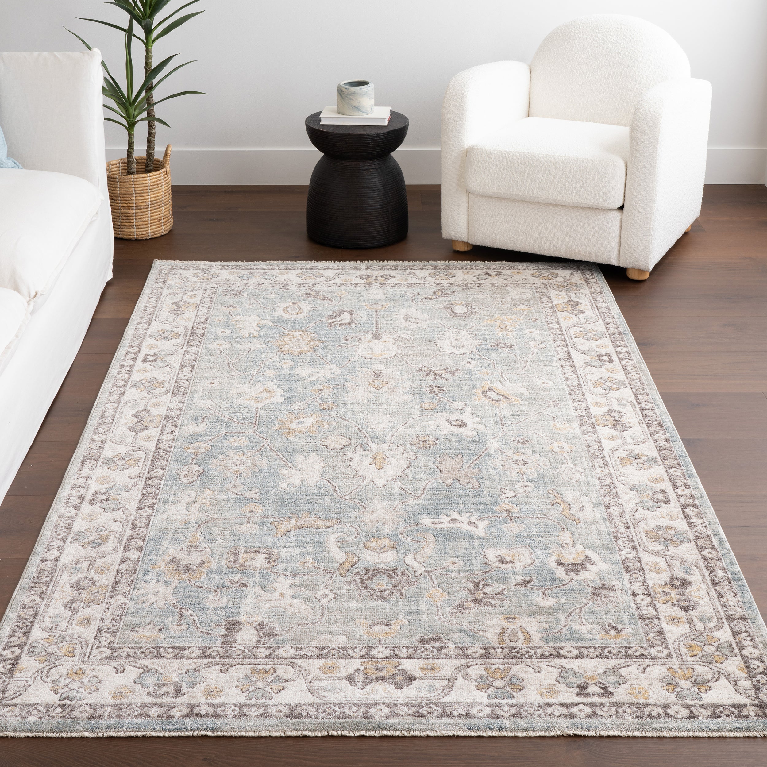 Delvina Vintage Traditional Medallion Area Rug - Image 9