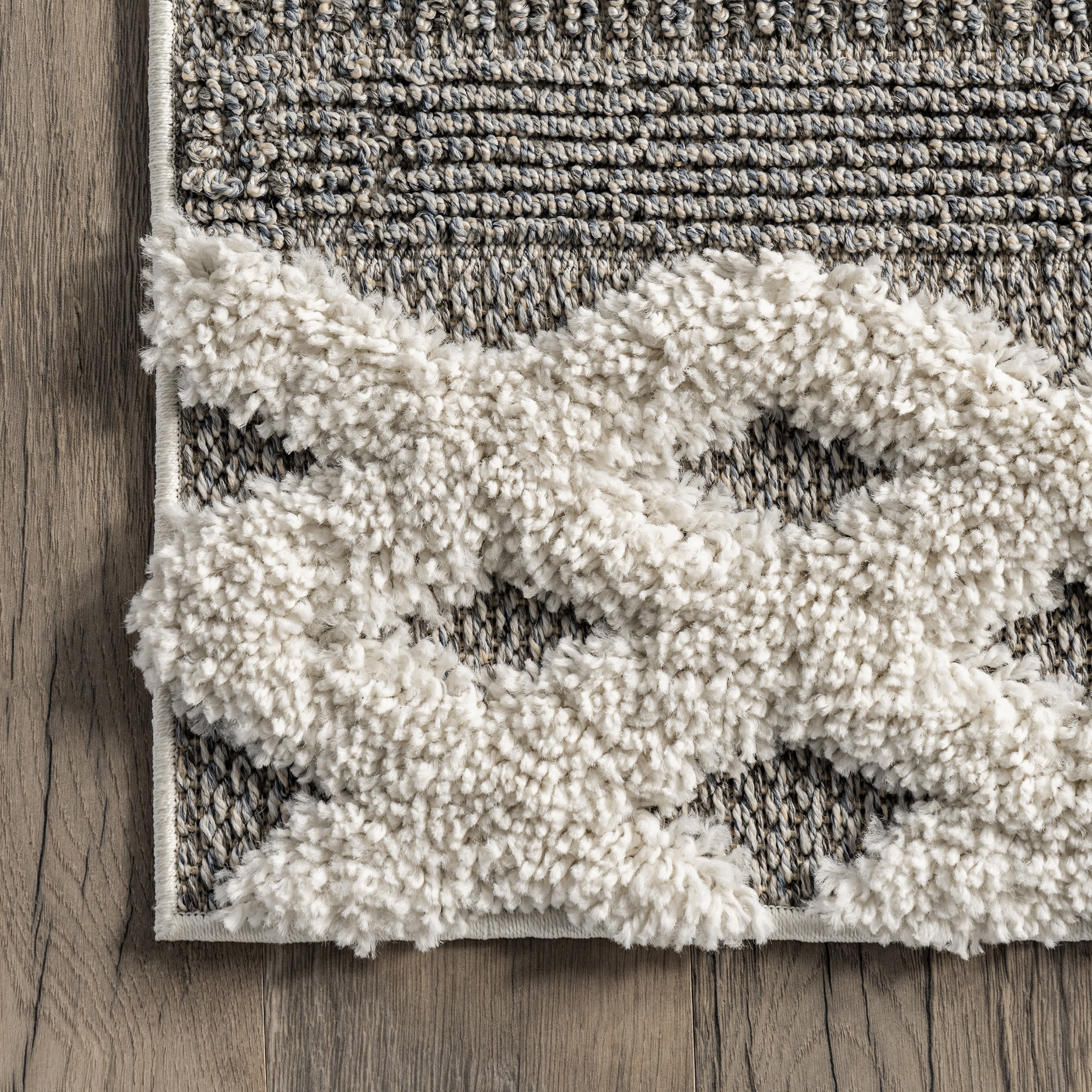 Keyla High Low Textured Shaggy Area Rug - Image 5