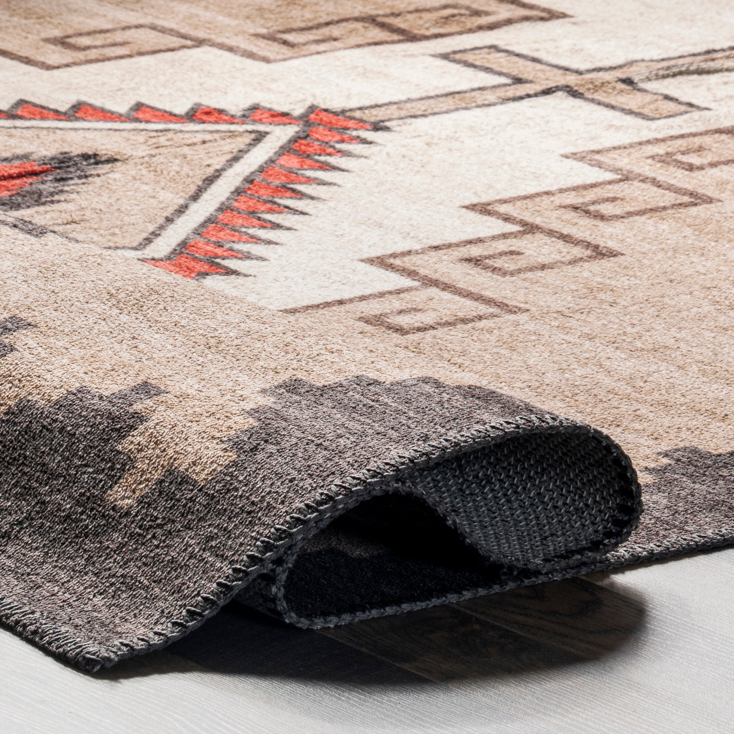 Imelda Aztec Machine Washable Area Rug - Image 22