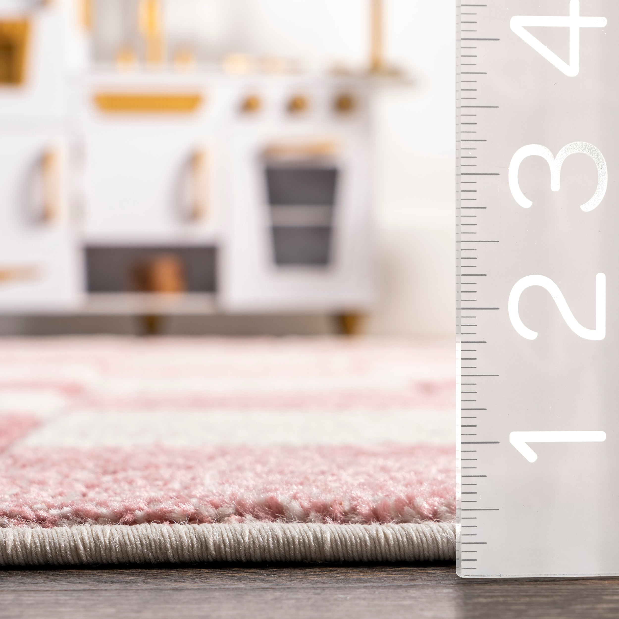 Aubrey Checkered Kids Area Rug - Image 3