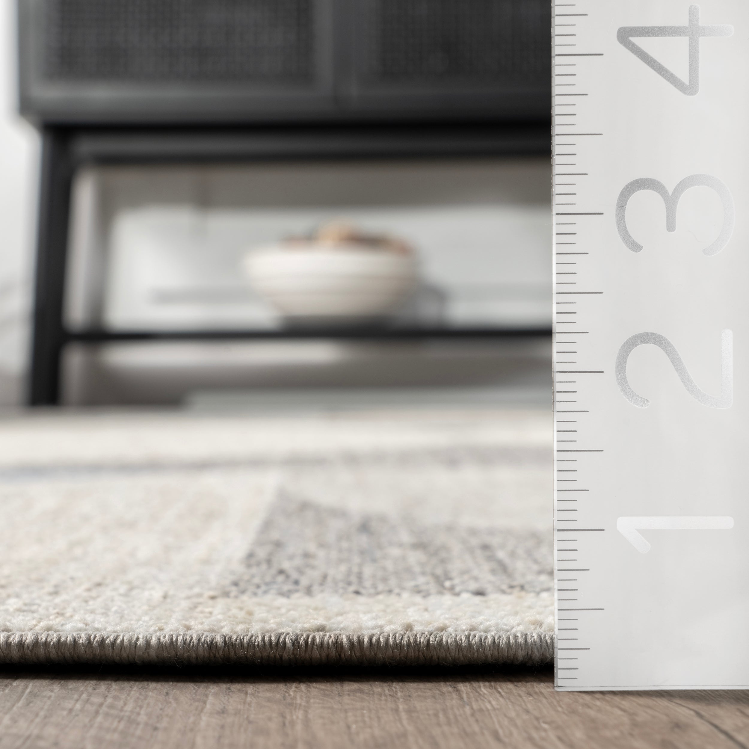 Rhona Modern Geometric Recycled Area Rug - Image 3