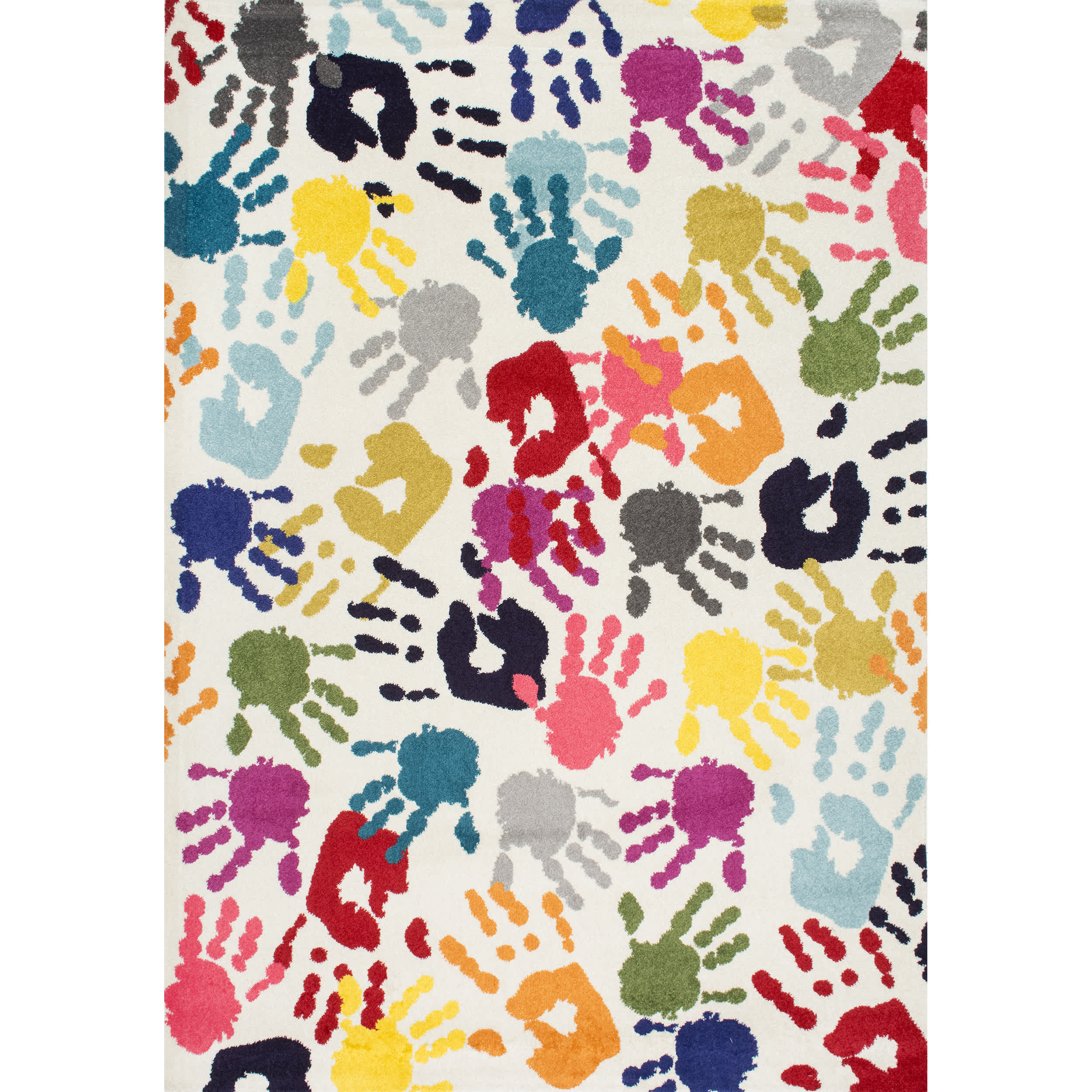Pinkie Handprint Area Rug
