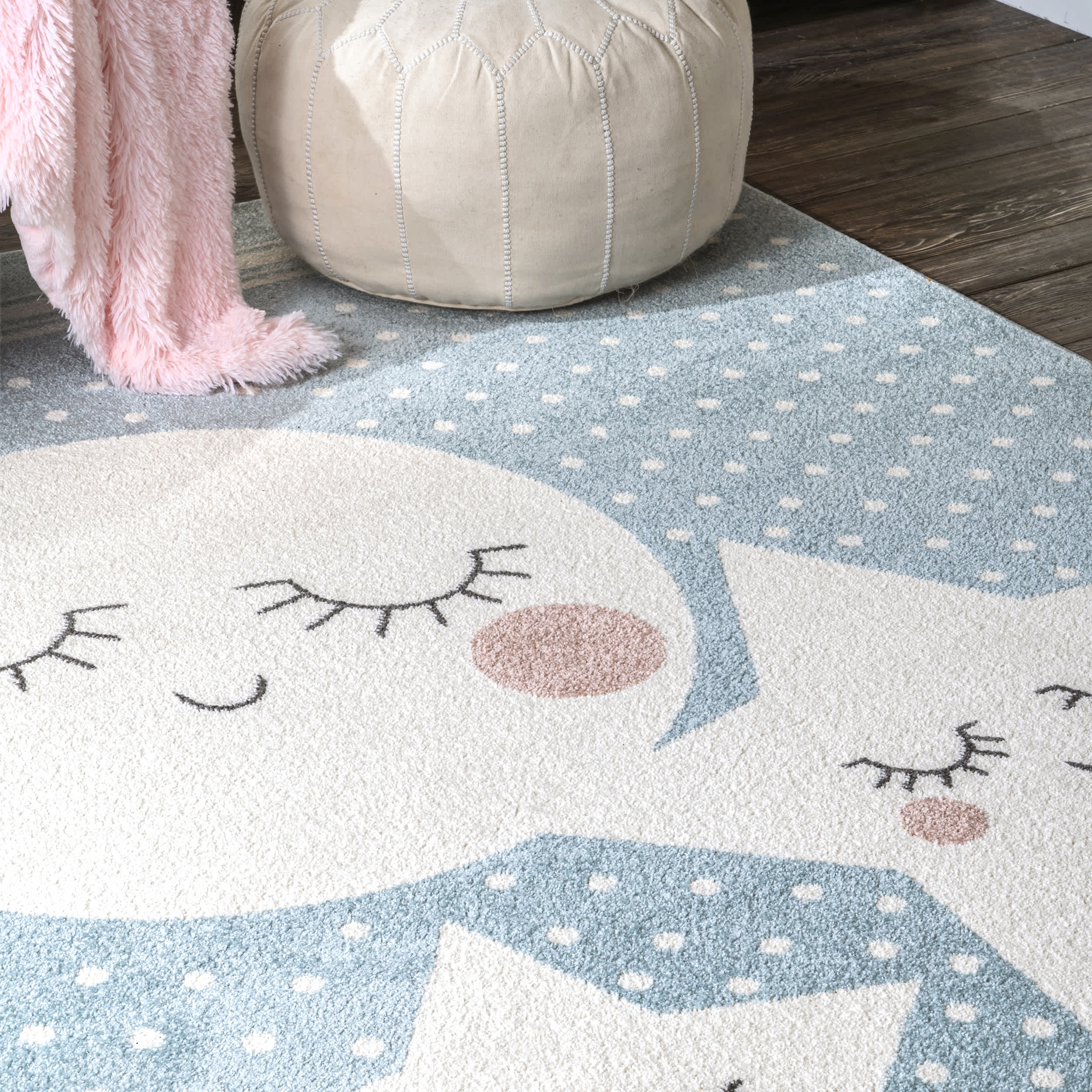 Dream Night Sky Nursery Area Rug - Image 9