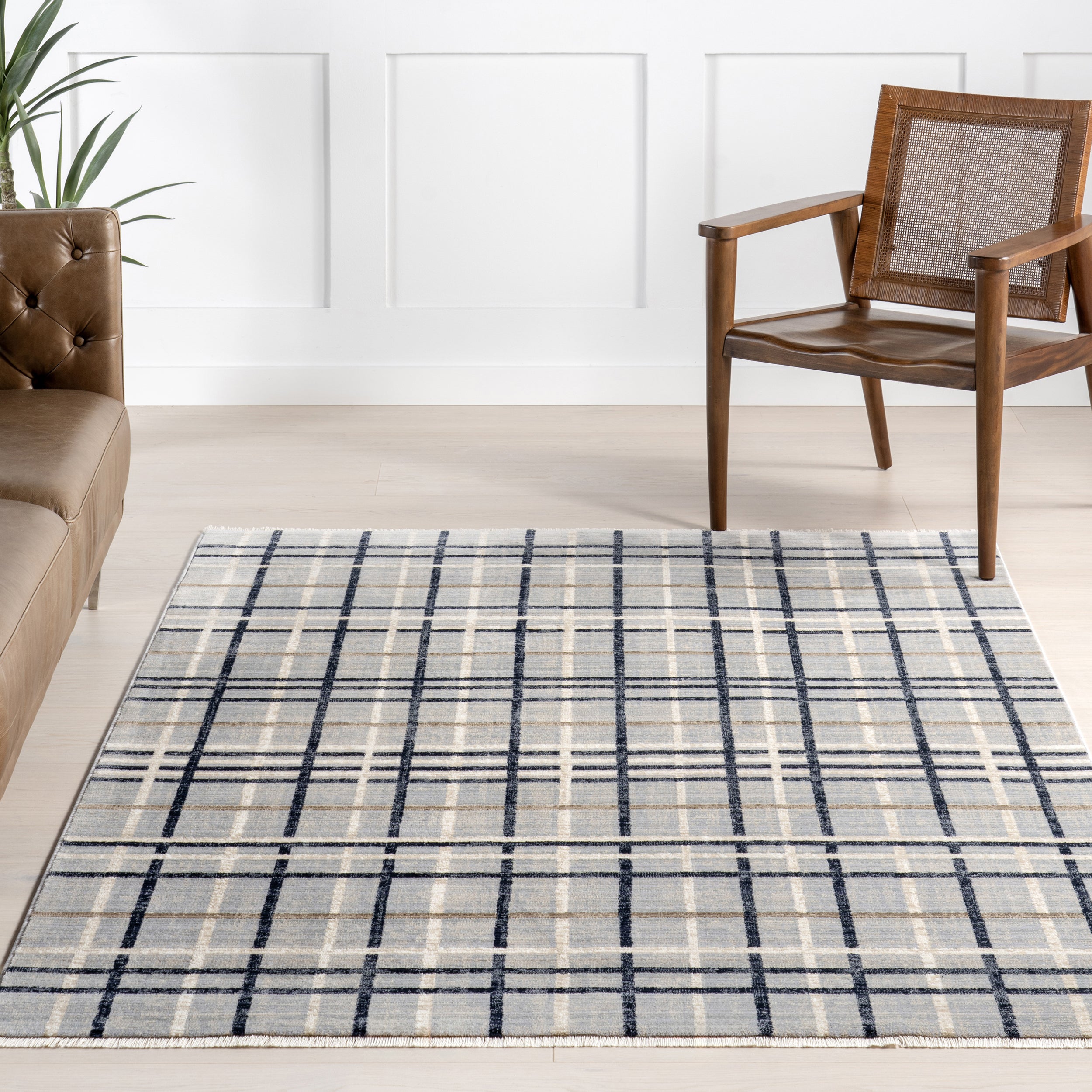 Abilene Rustic Plaid Area Rug - Image 9