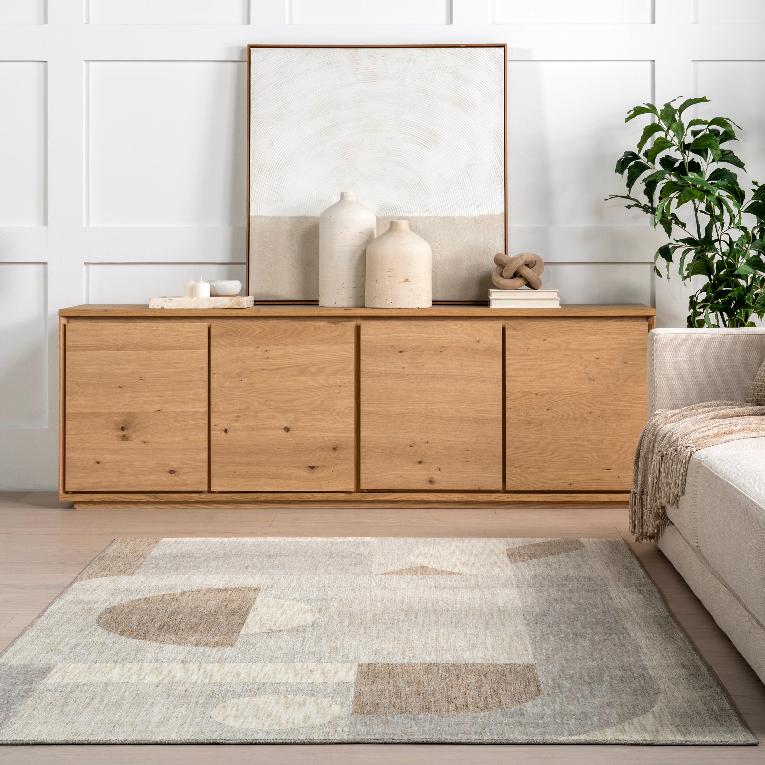 Rhona Modern Geometric Recycled Area Rug - Image 17