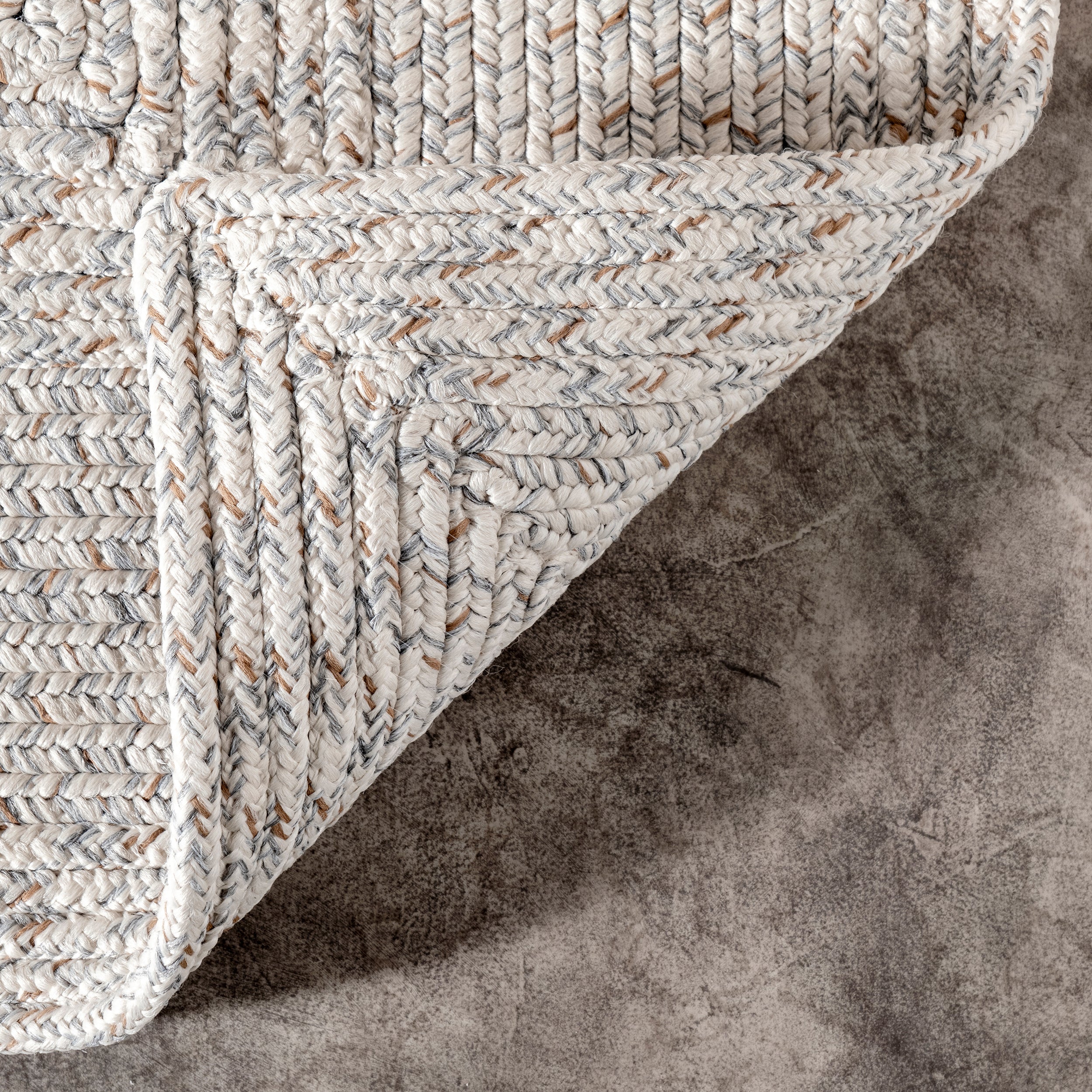 Rowan Braided Texture Indoor/Outdoor Area Rug - Image 7