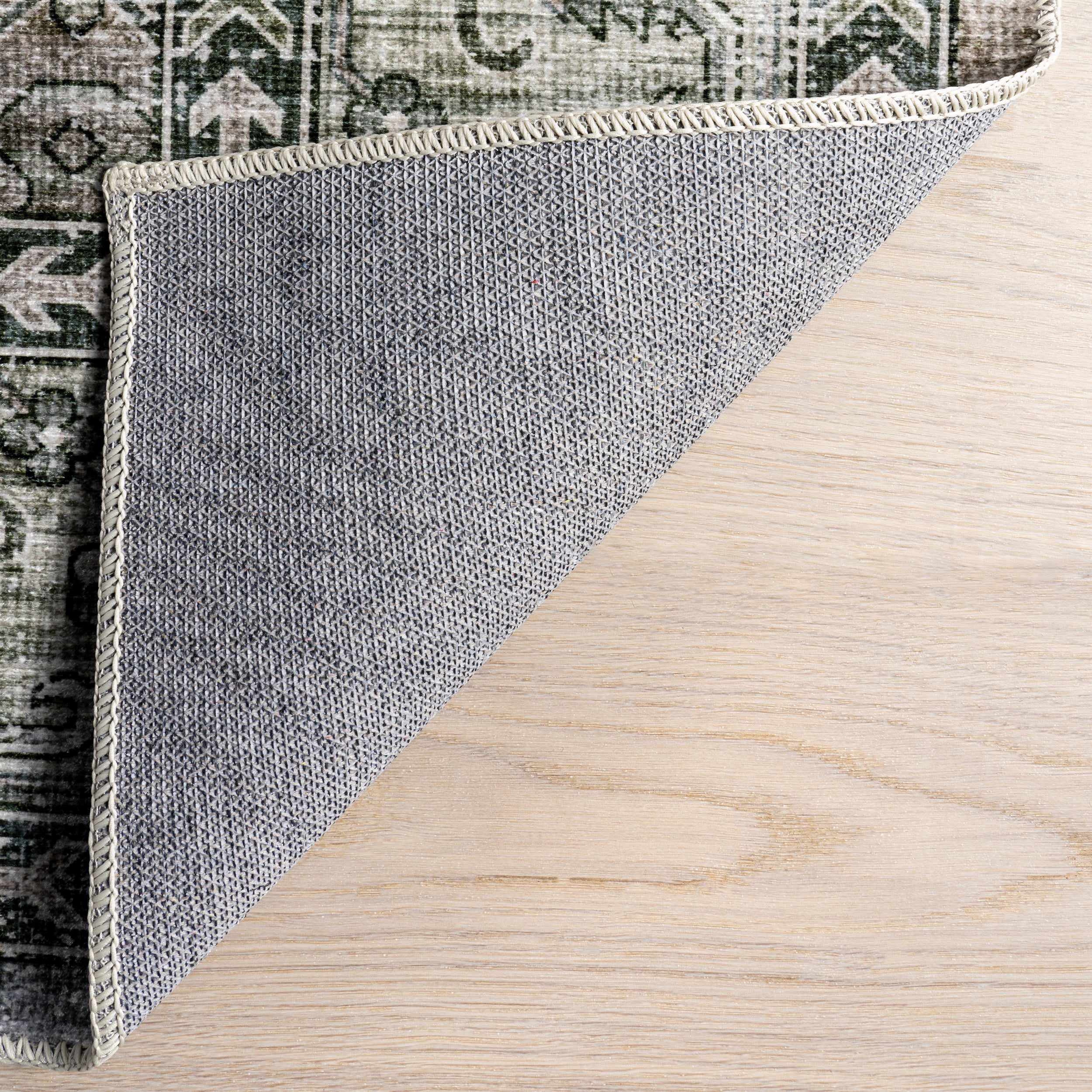Rania SplashGuard Medallion Machine Washable Area Rug - Image 27