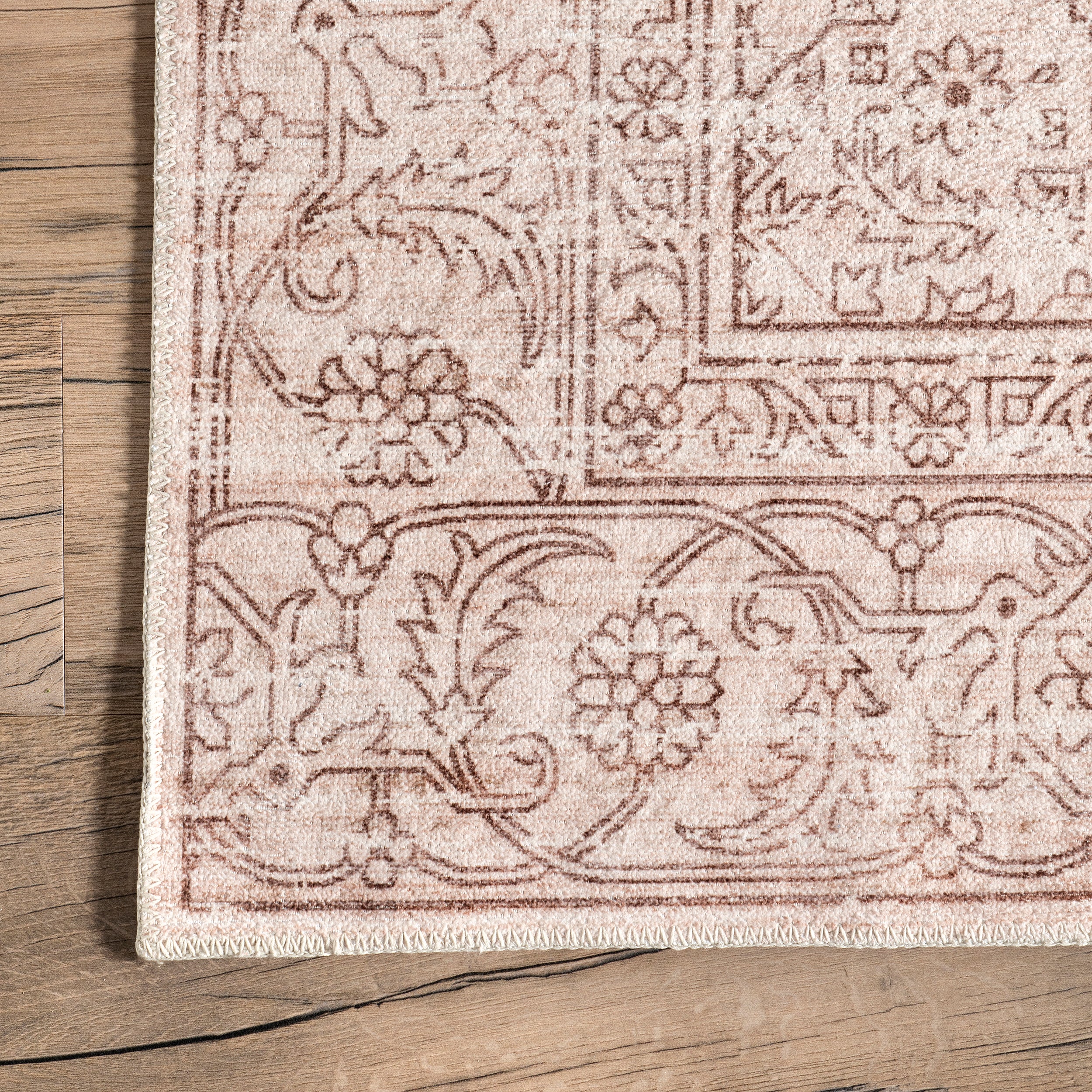 Shontal Traditional Machine Washable Area Rug - Image 5