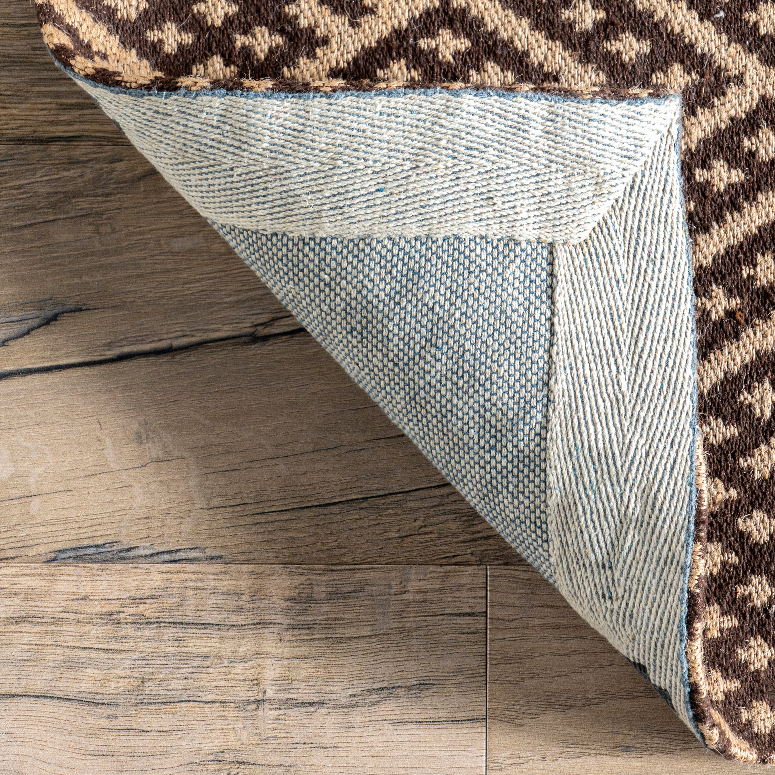 Leith Geometric Cotton-Blend Area Rug - Image 7