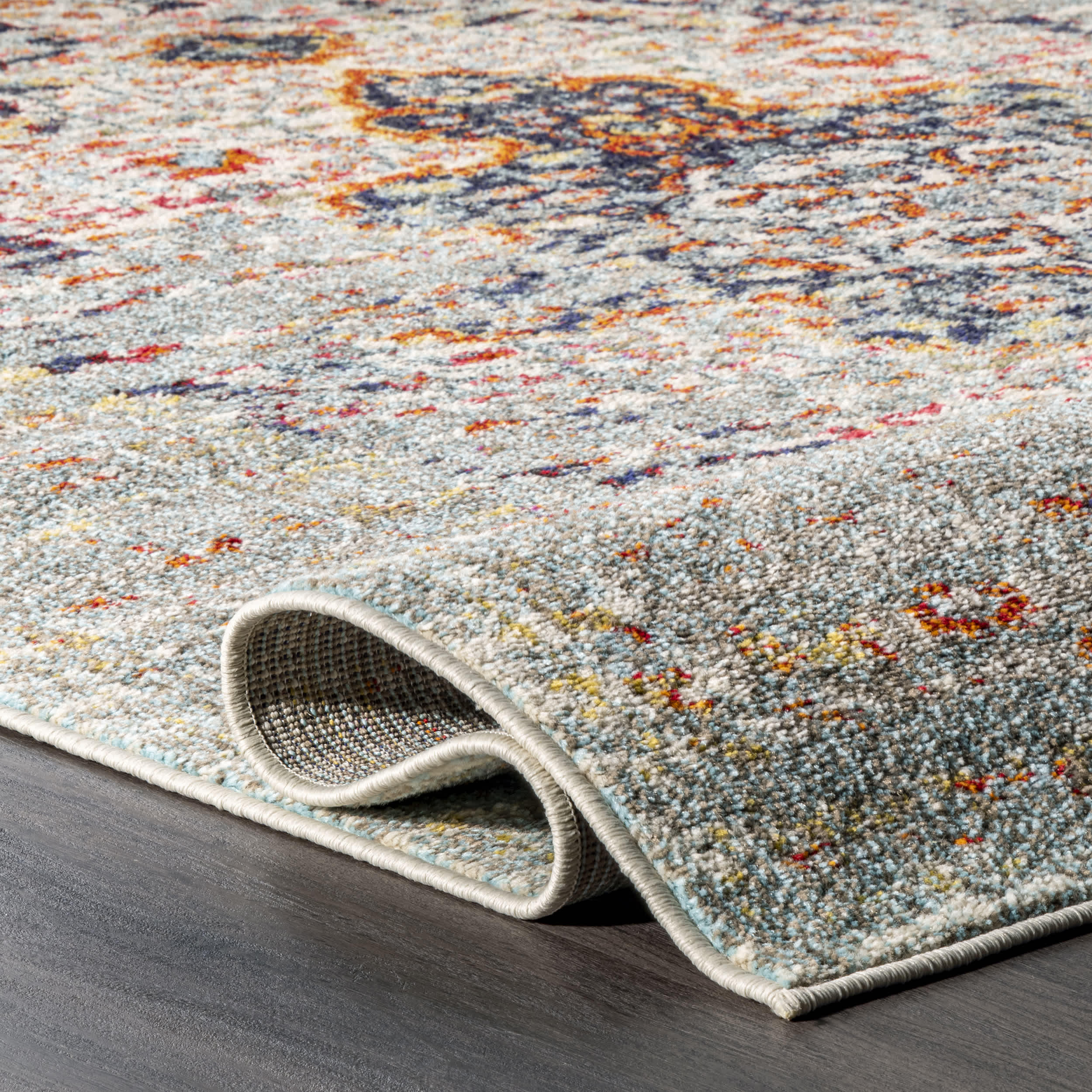 Distressed Persian Sarita Area Rug - Image 4