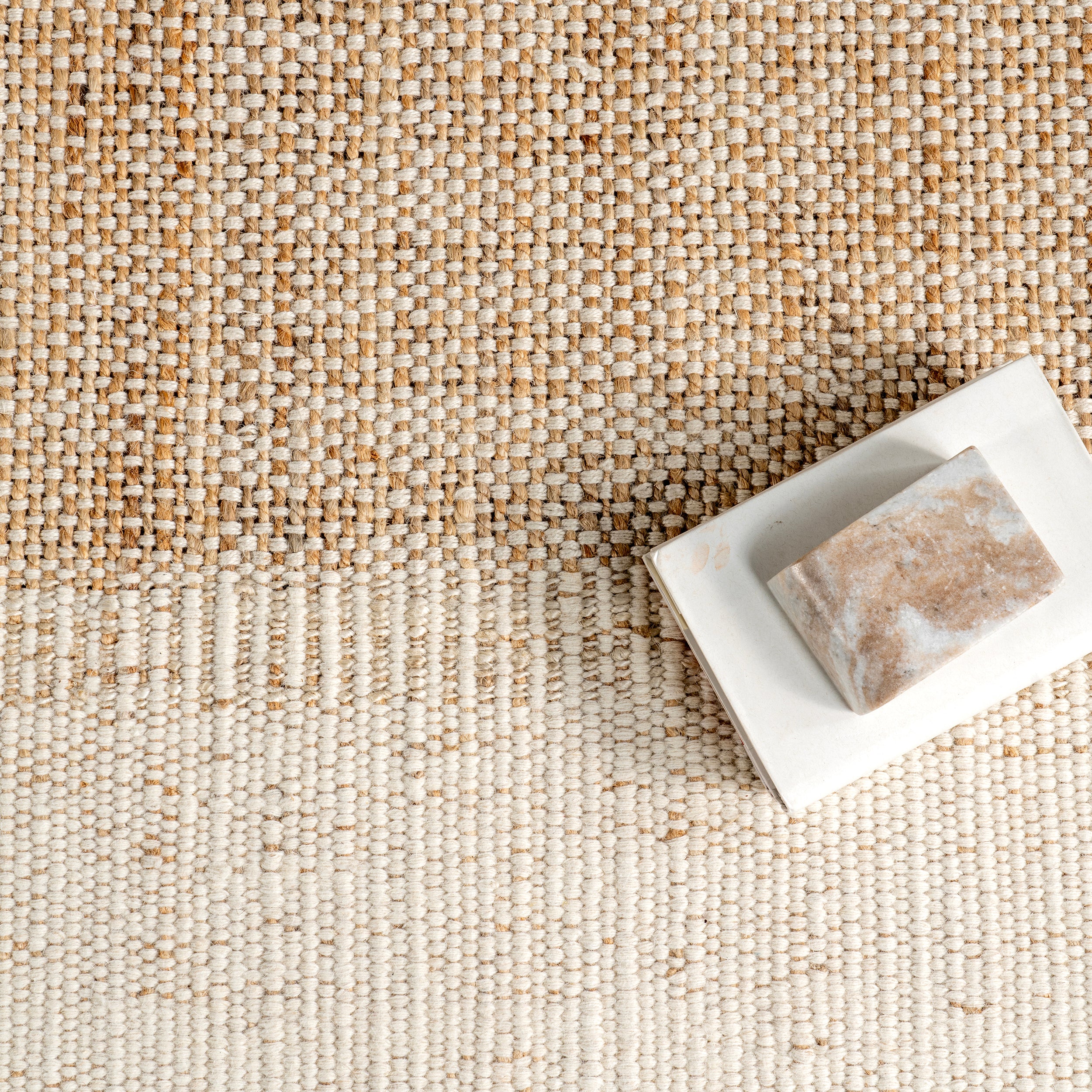 Nanala Bold Striped Jute Tasseled Area Rug - Image 15