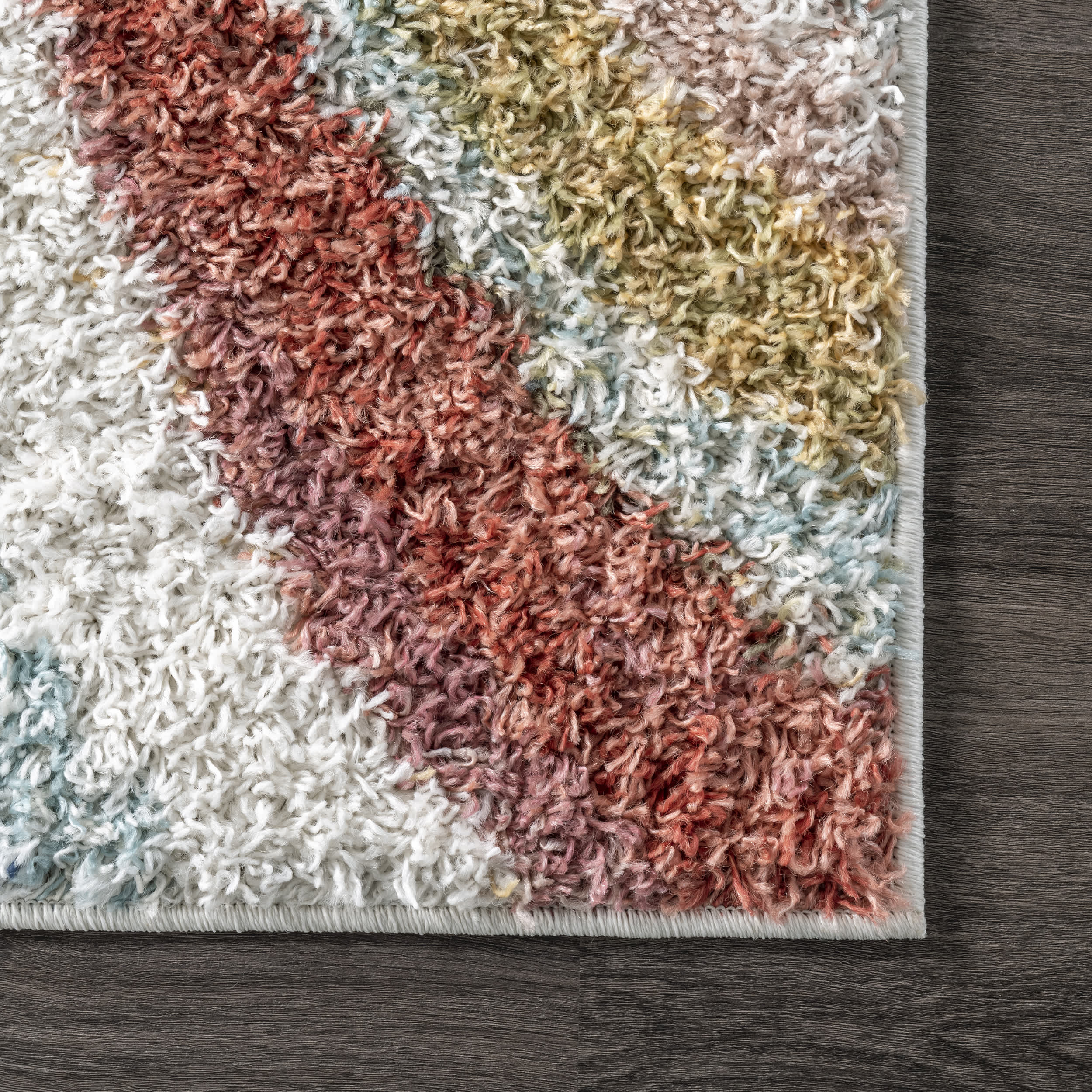 Cynthia Cozy Shaggy Wavy Stripes Area Rug - Image 5