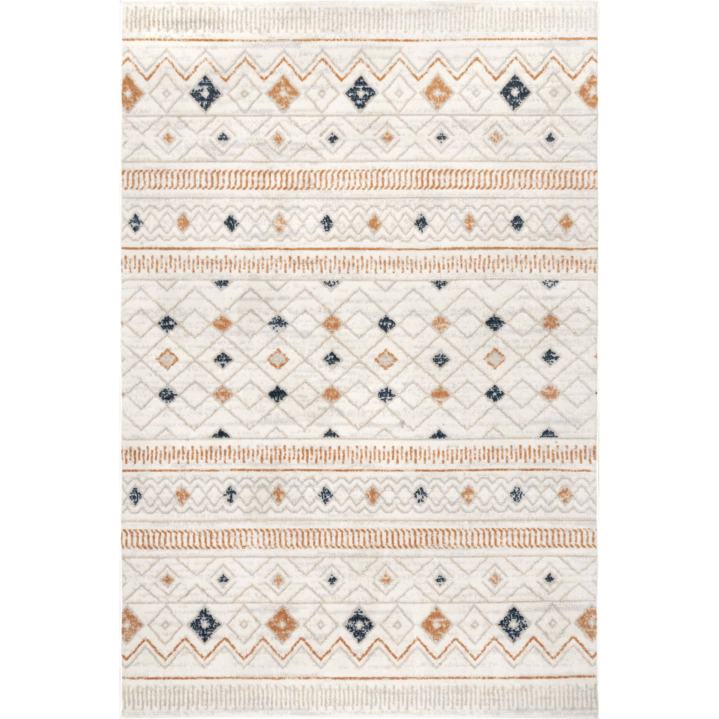 Sevanna Distressed Tribal Trellis Area Rug