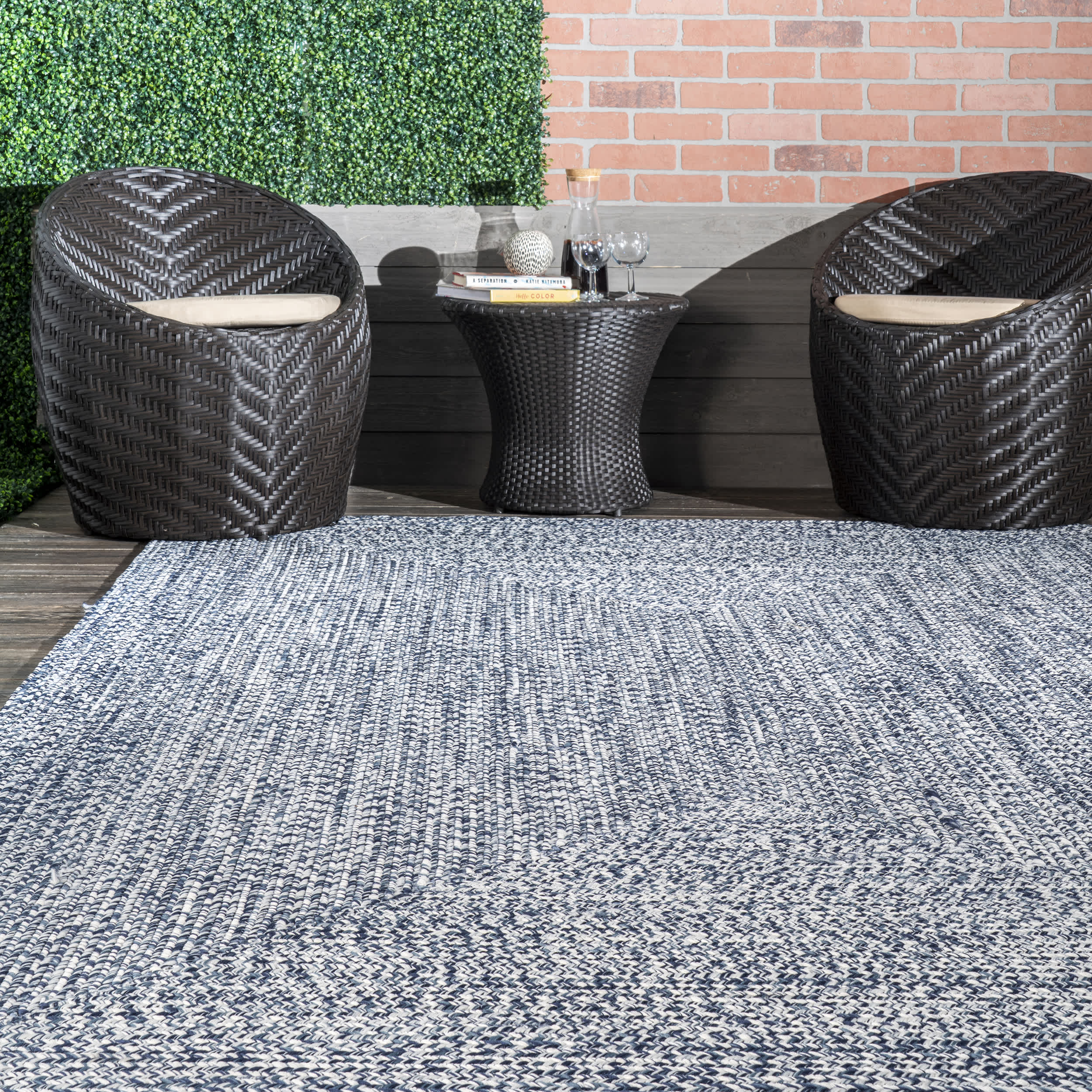 Wynn Braided Indoor/Outdoor Area Rug - Image 14