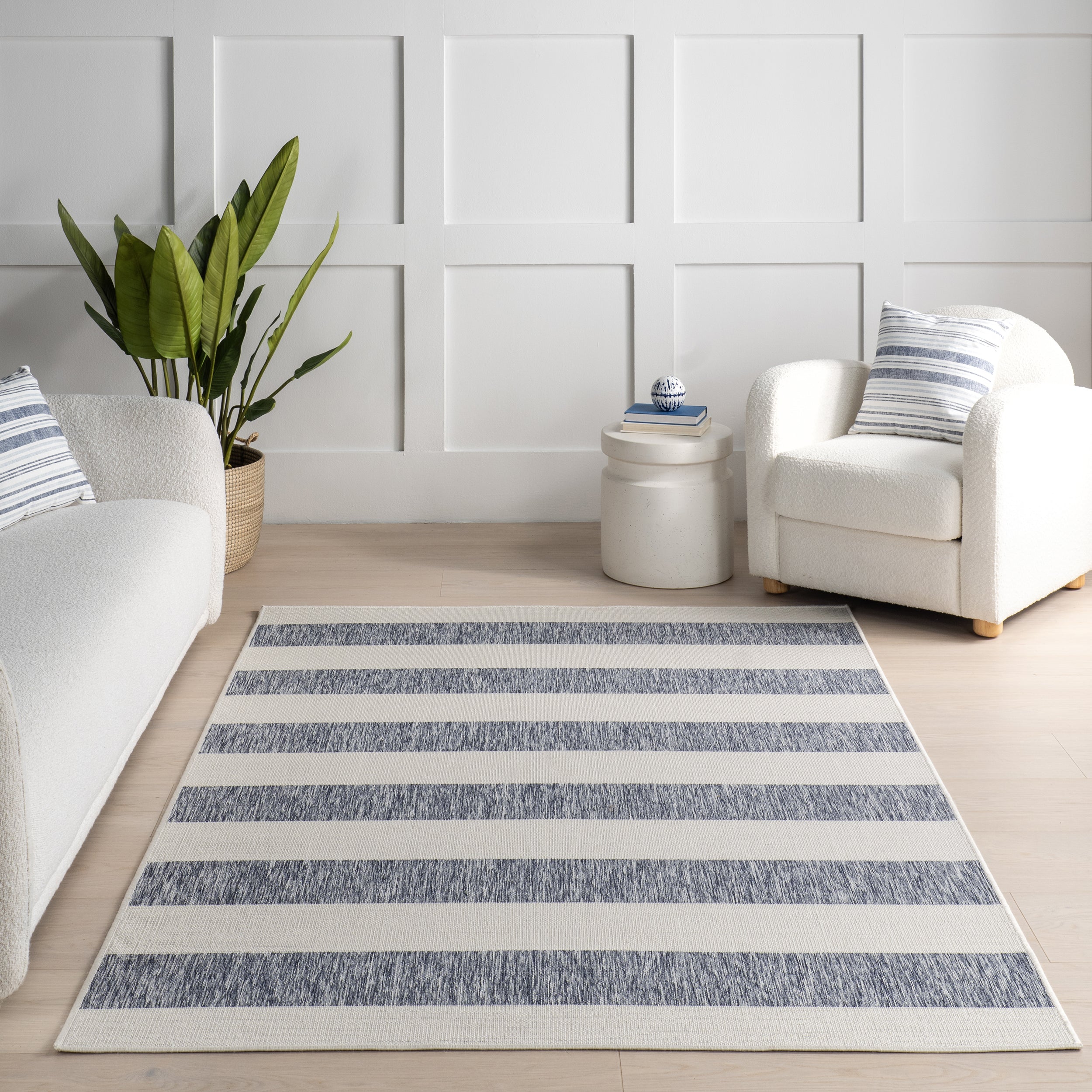 Briaana Striped Indoor/Outdoor Area Rug - Image 18