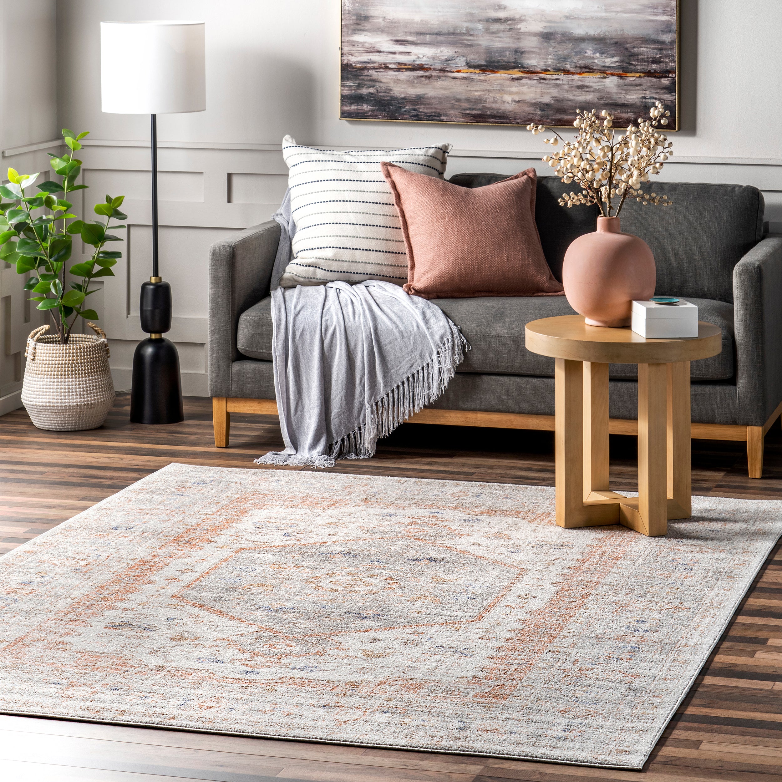 Jacquie Vintage Floral Area Rug - Image 24