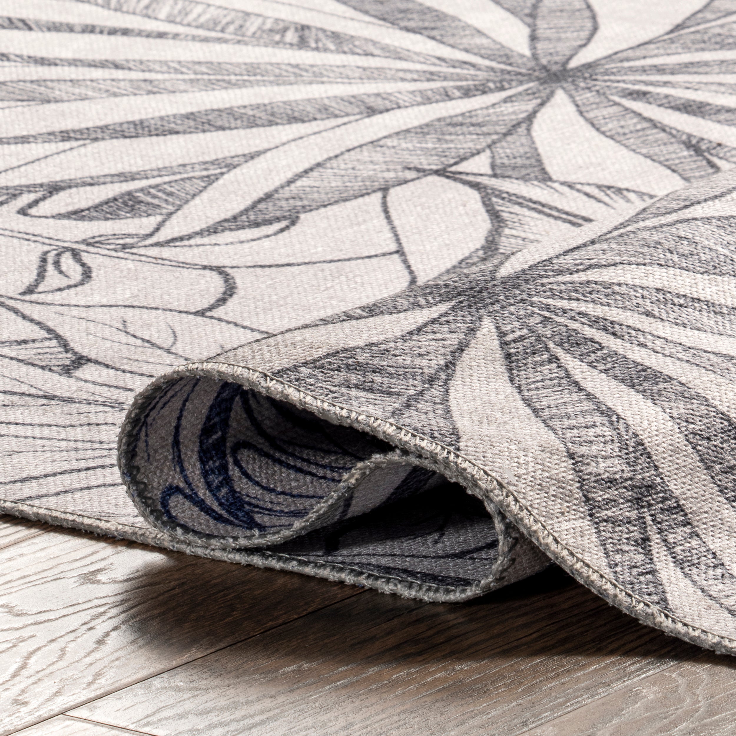 Emilia Tropical Machine Washable Reverisble Area Rug - Image 4