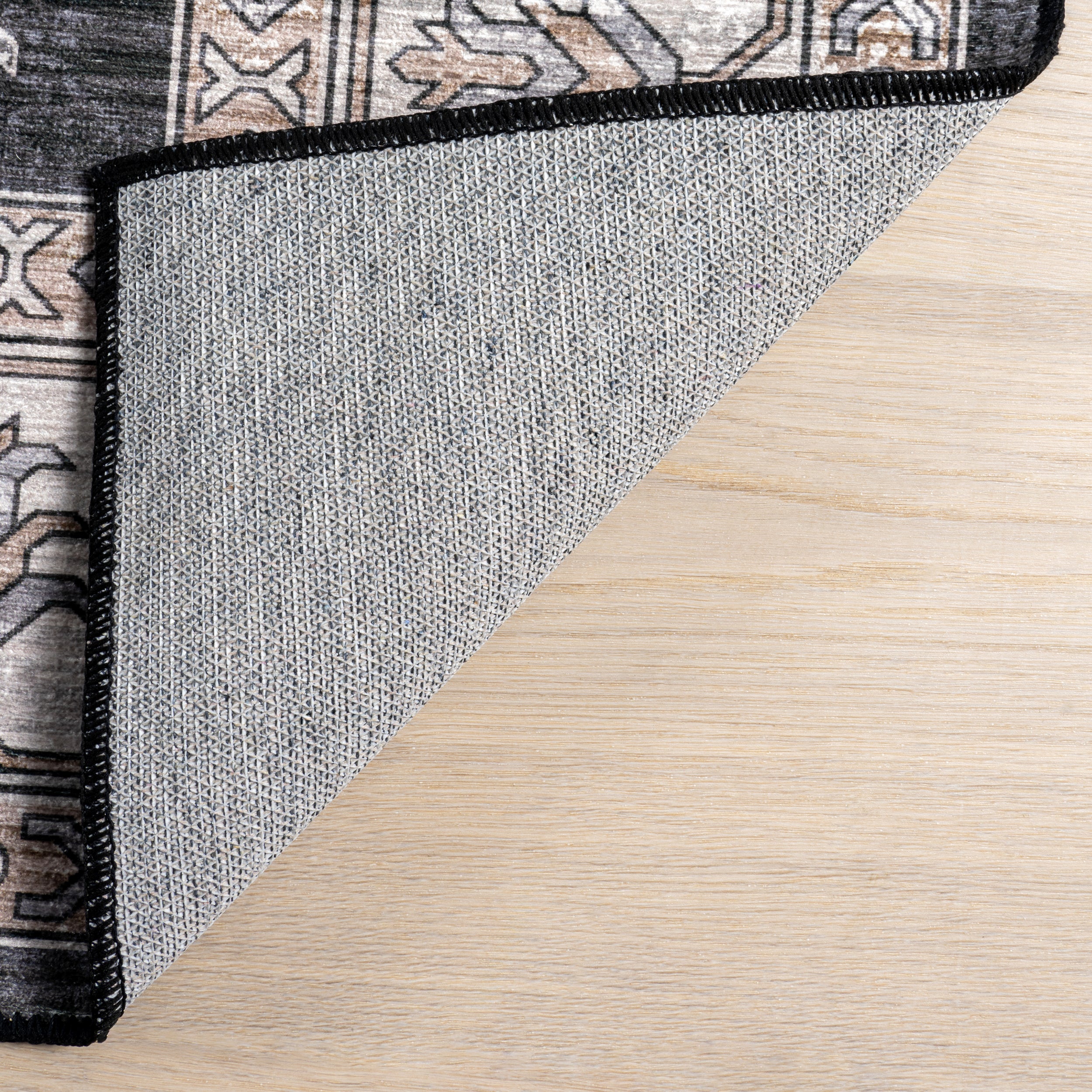 Moxie SplashGuard Traditional Bordered Machine Washable Area Rug - Image 8