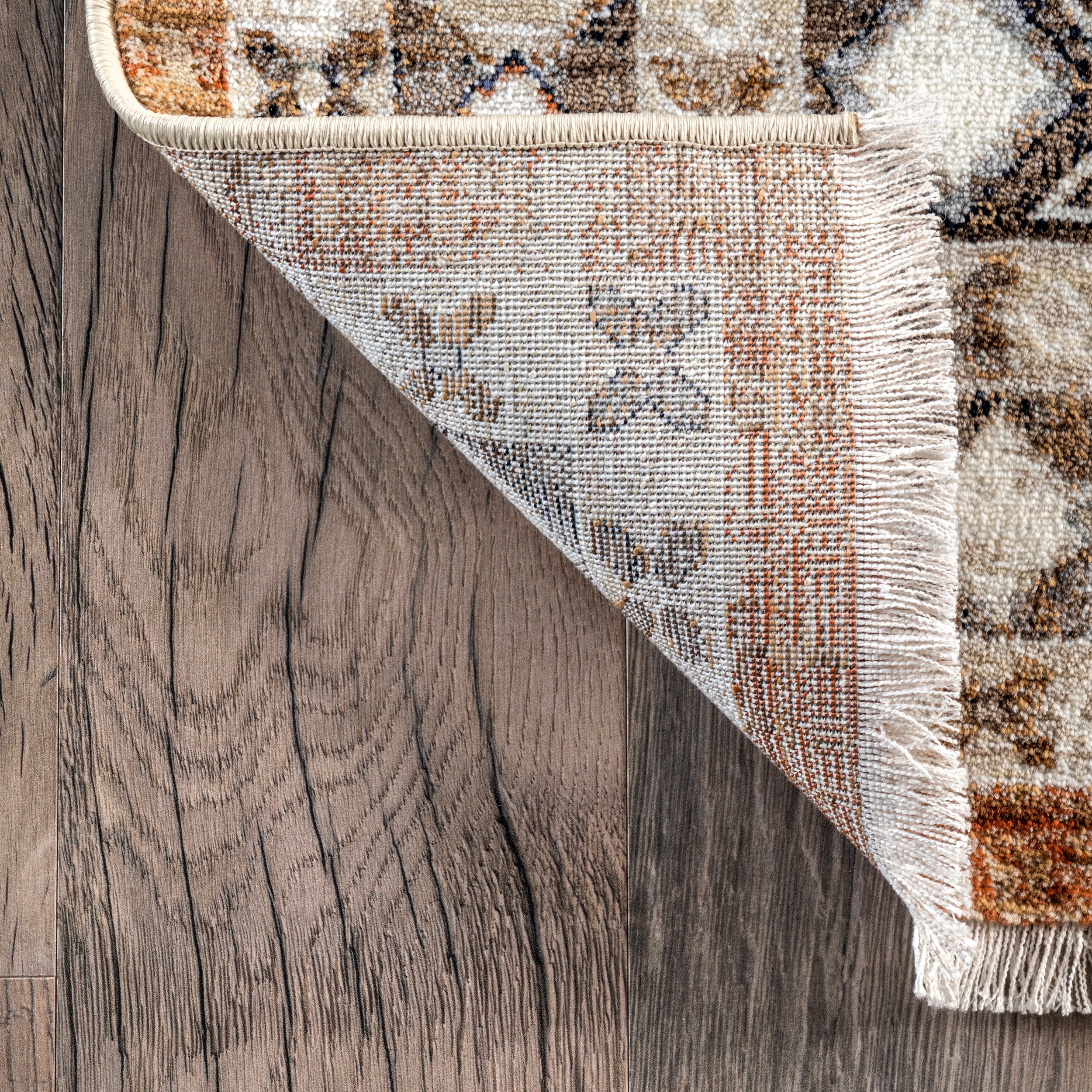 Vanesa Transitional Medallion Fringe Area Rug - Image 7