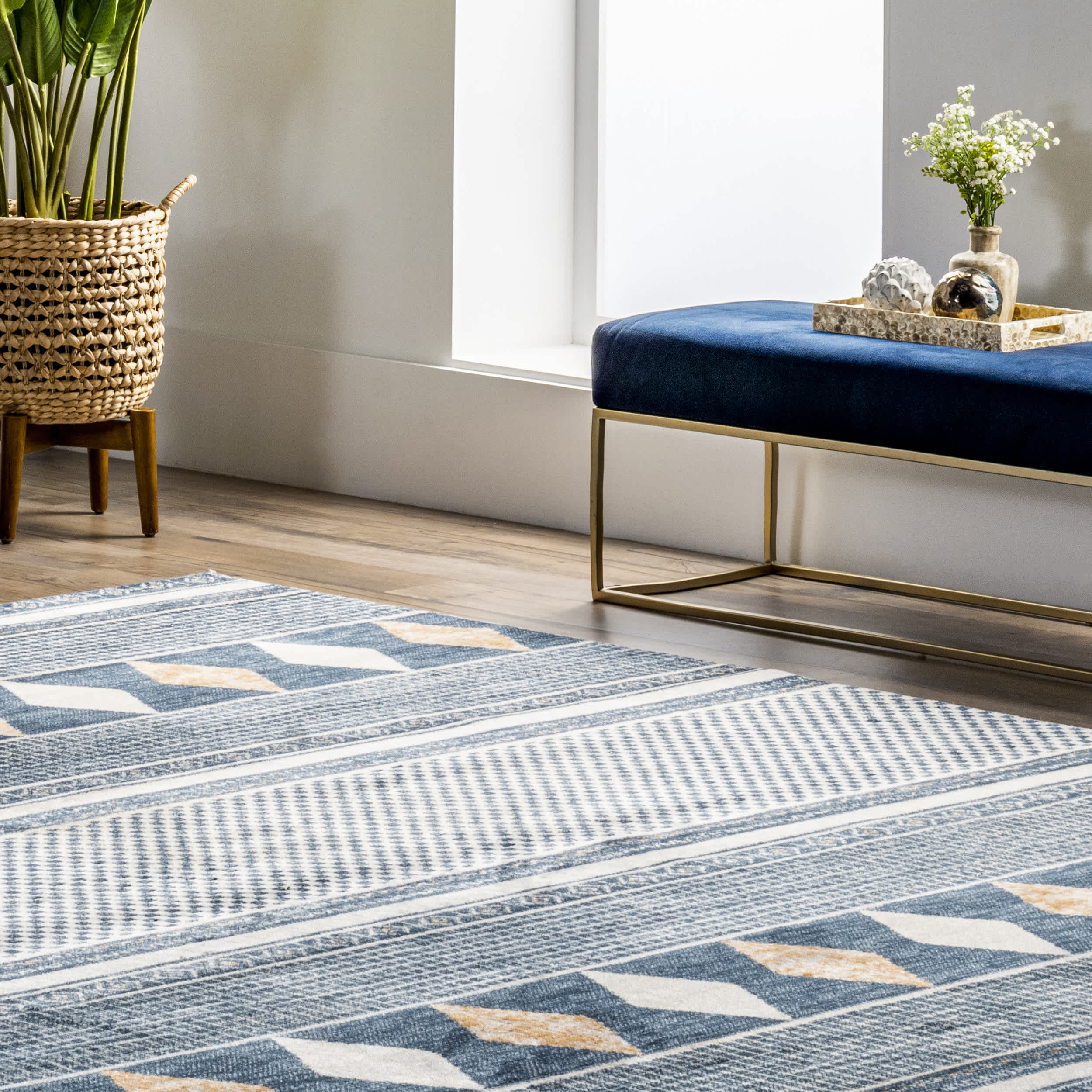Harper Mosaic Tribal Stripes Area Rug - Image 14