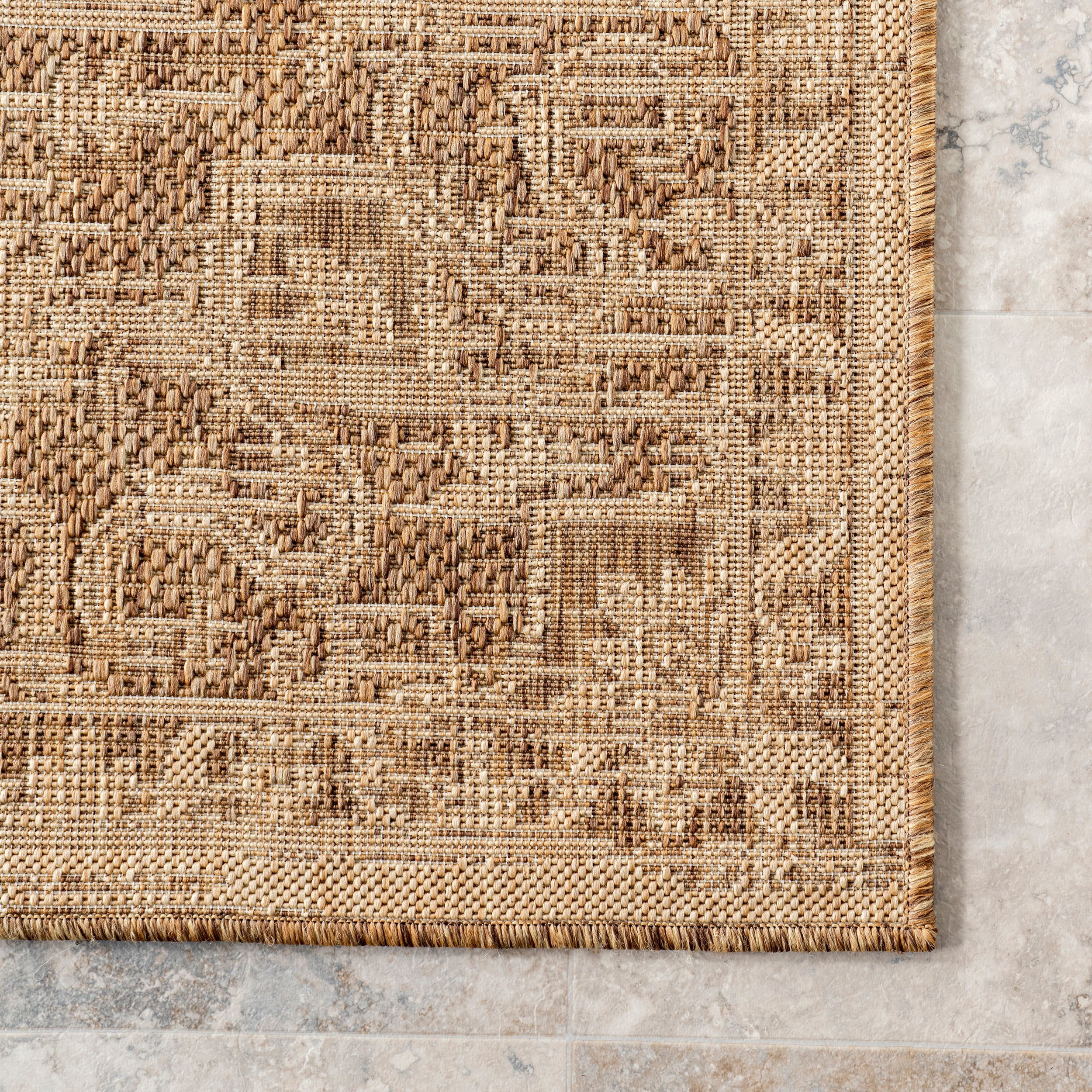 Becki Traditional Medallion Indoor/Outdoor Area Rug - Image 5