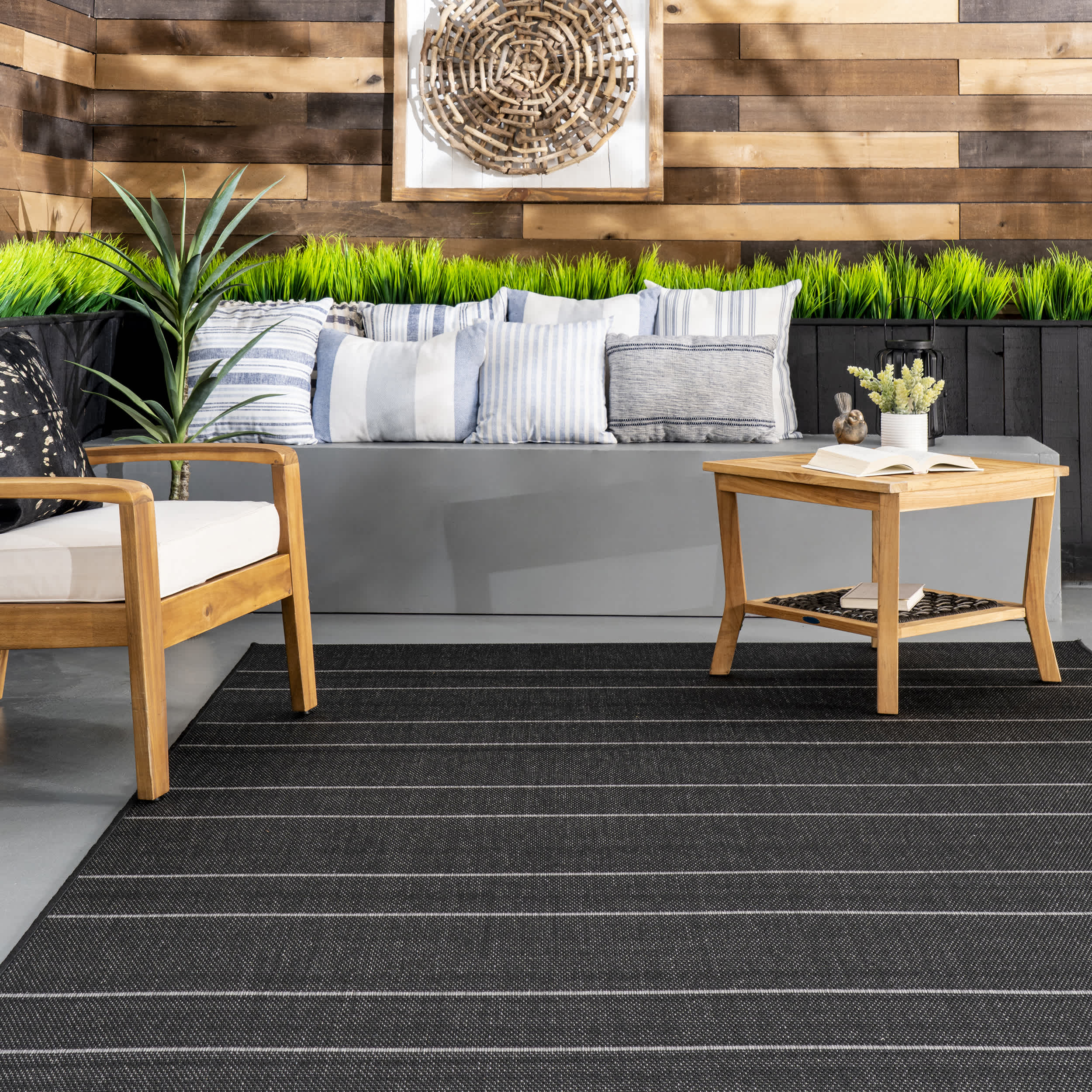 Alaina Indoor/Outdoor Striped Area Rug - Image 17