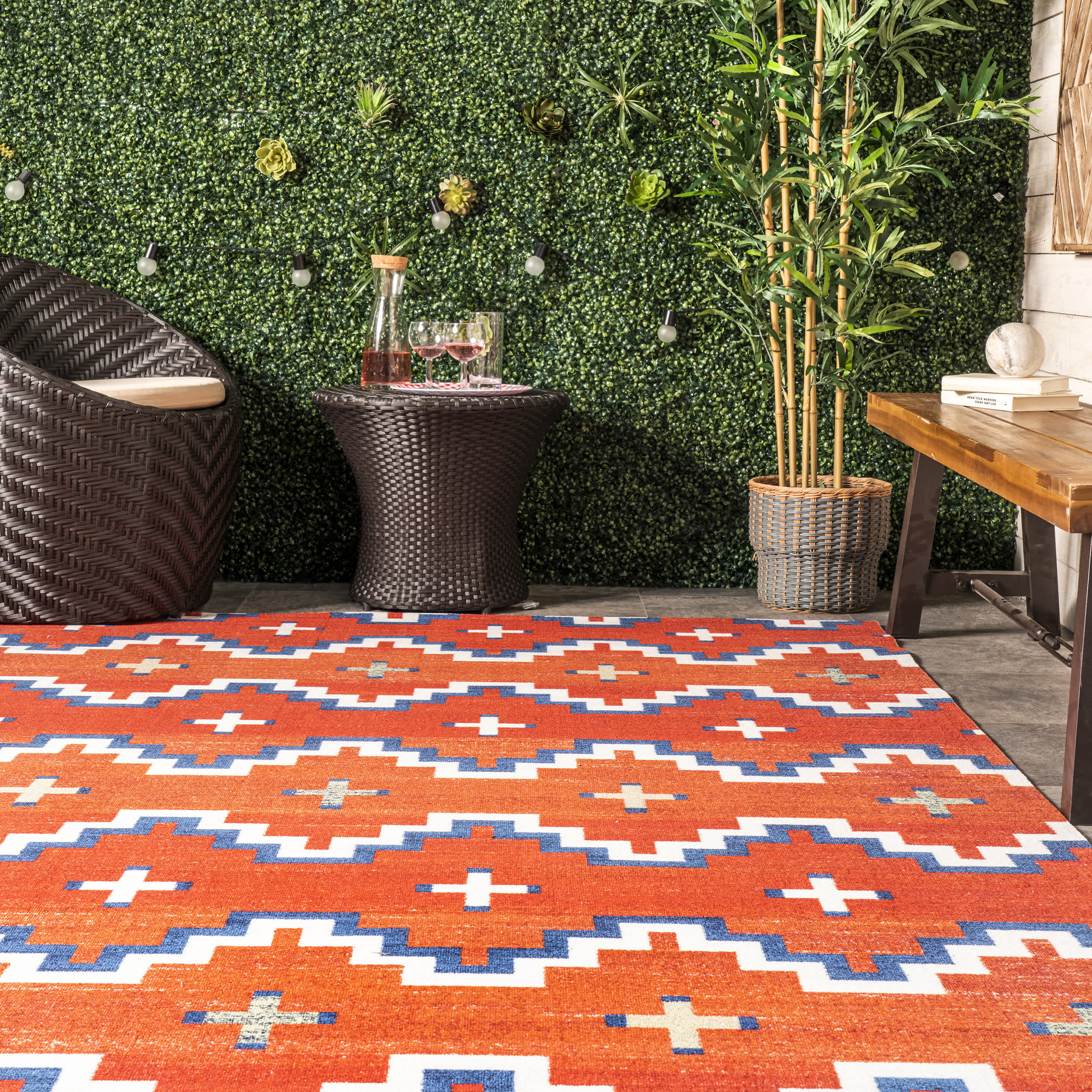 Lani Aztec Indoor/Outdoor Area Rug - Image 8