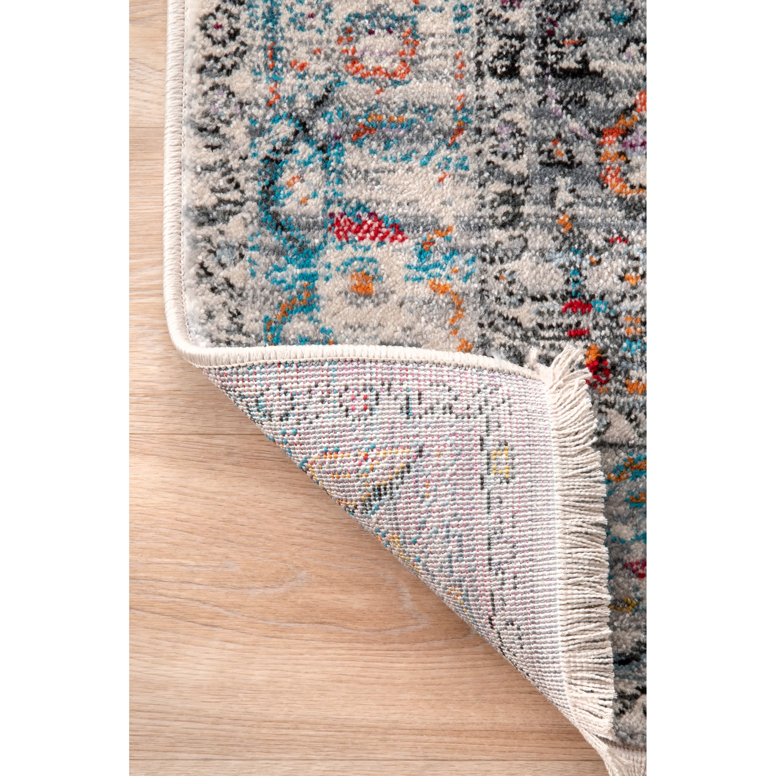 Vintage Harriet Medallion Fringe Area Rug - Image 14