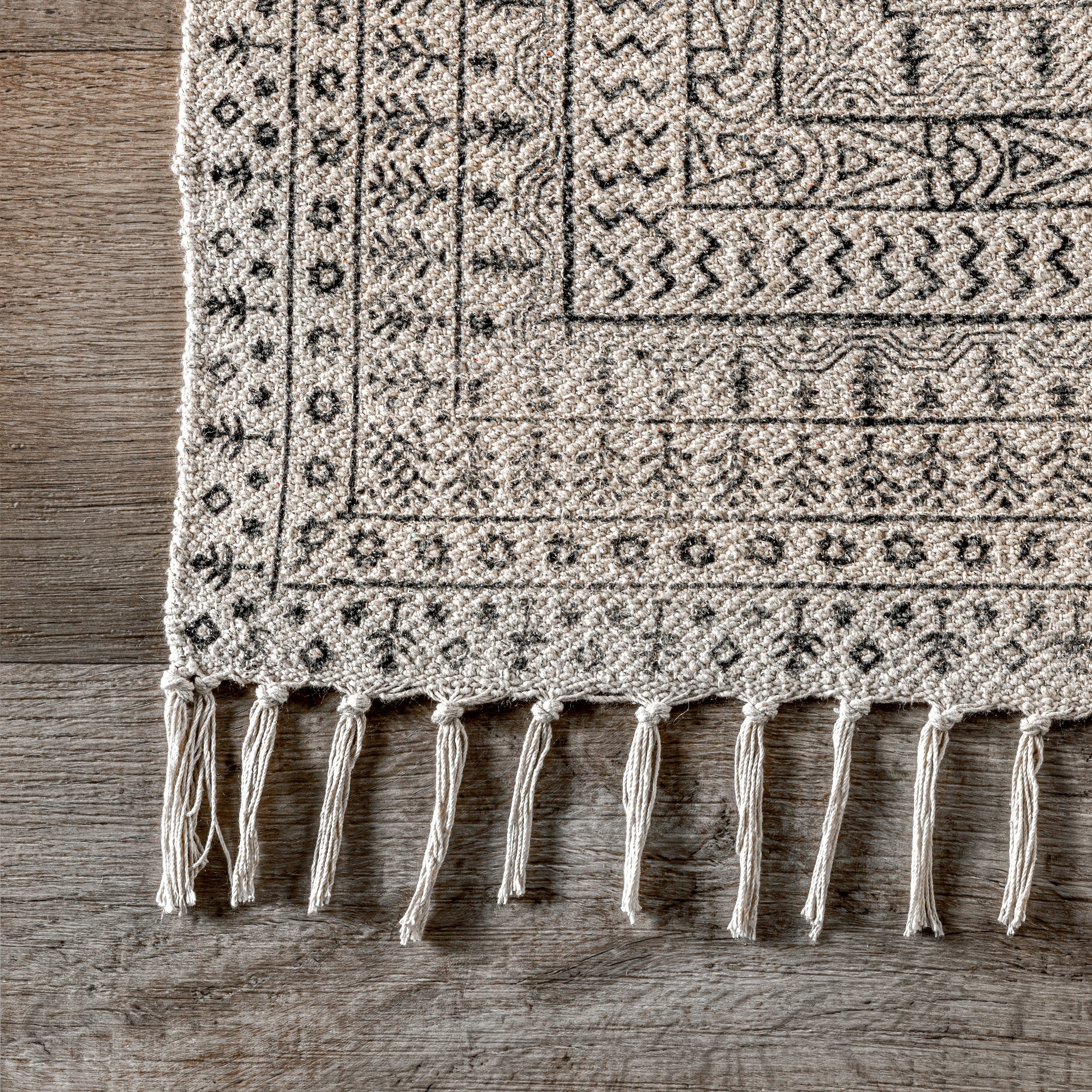 Flatweave Rita Moroccan Trellis Area Rug - Image 5